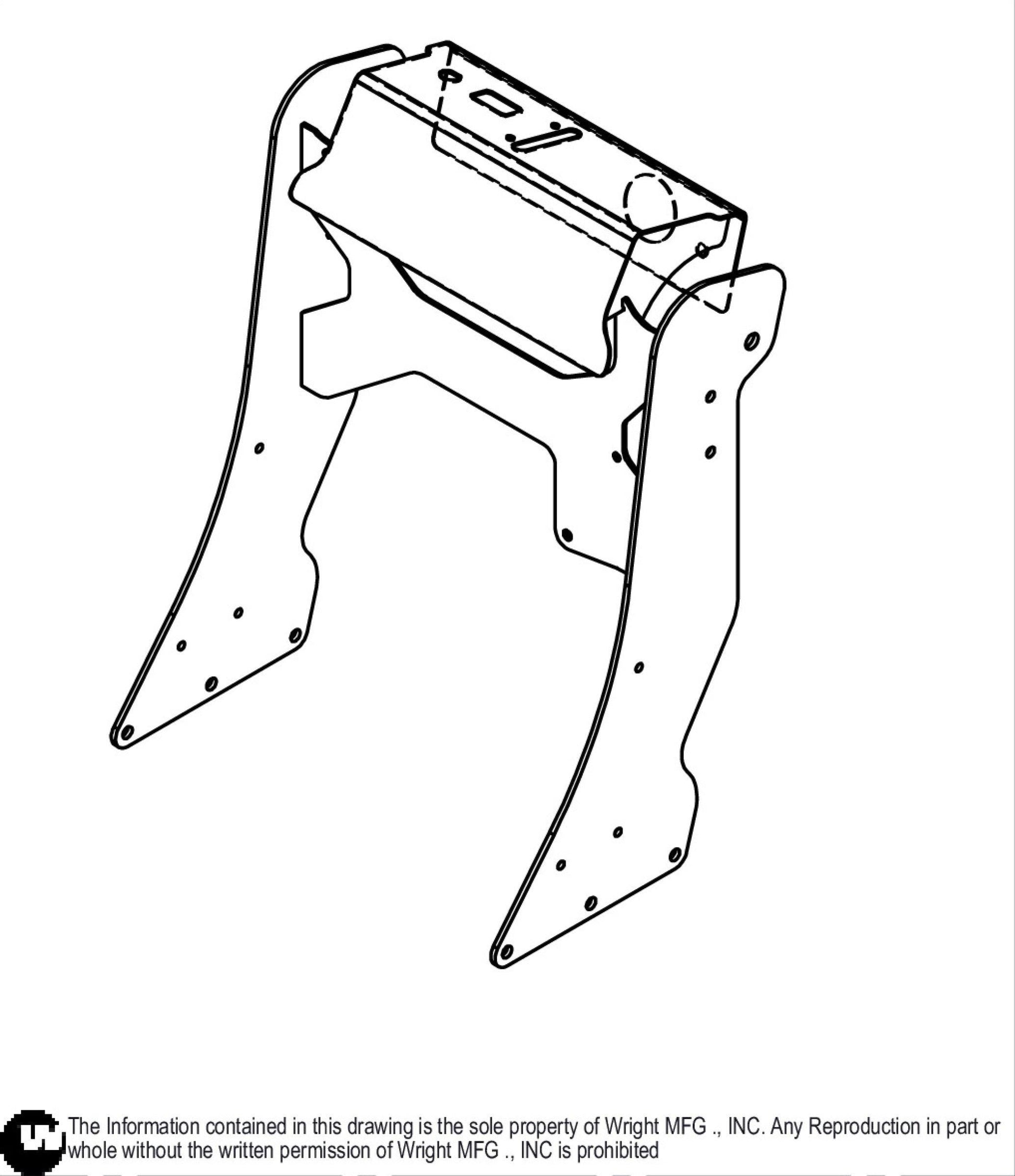 WSES Upright Weldment 93420043.