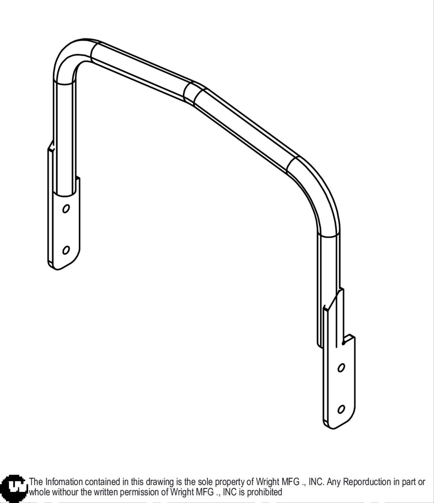 WSES Handlebar Weldment 93420044.