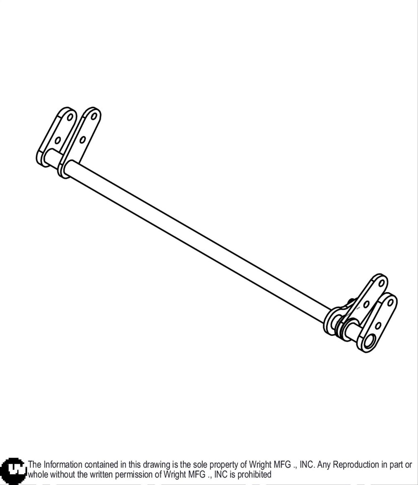 WSE III Lateral Link Brake Bar 93420046.