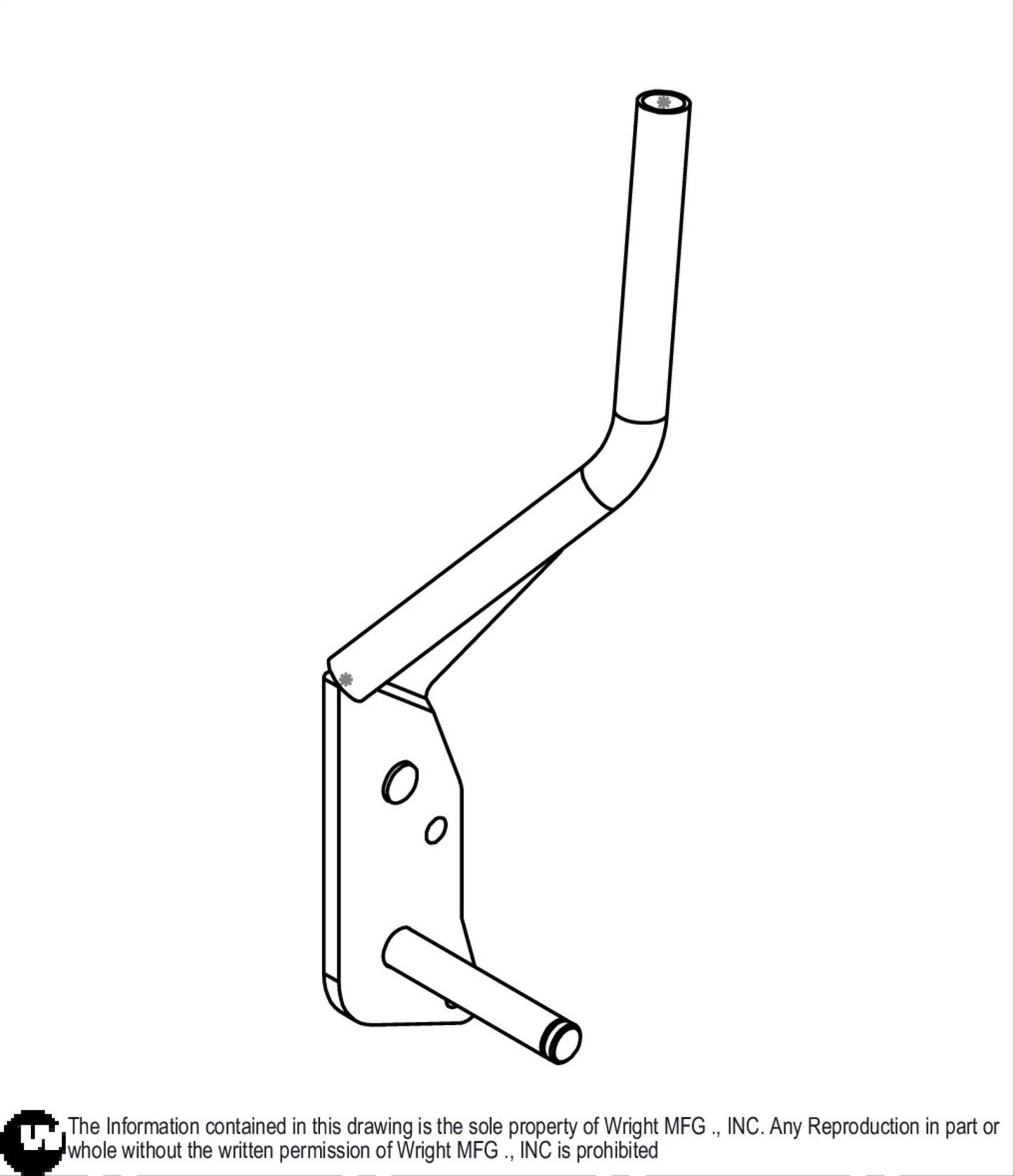 WSE III Brake Lever Assembly 93420047.