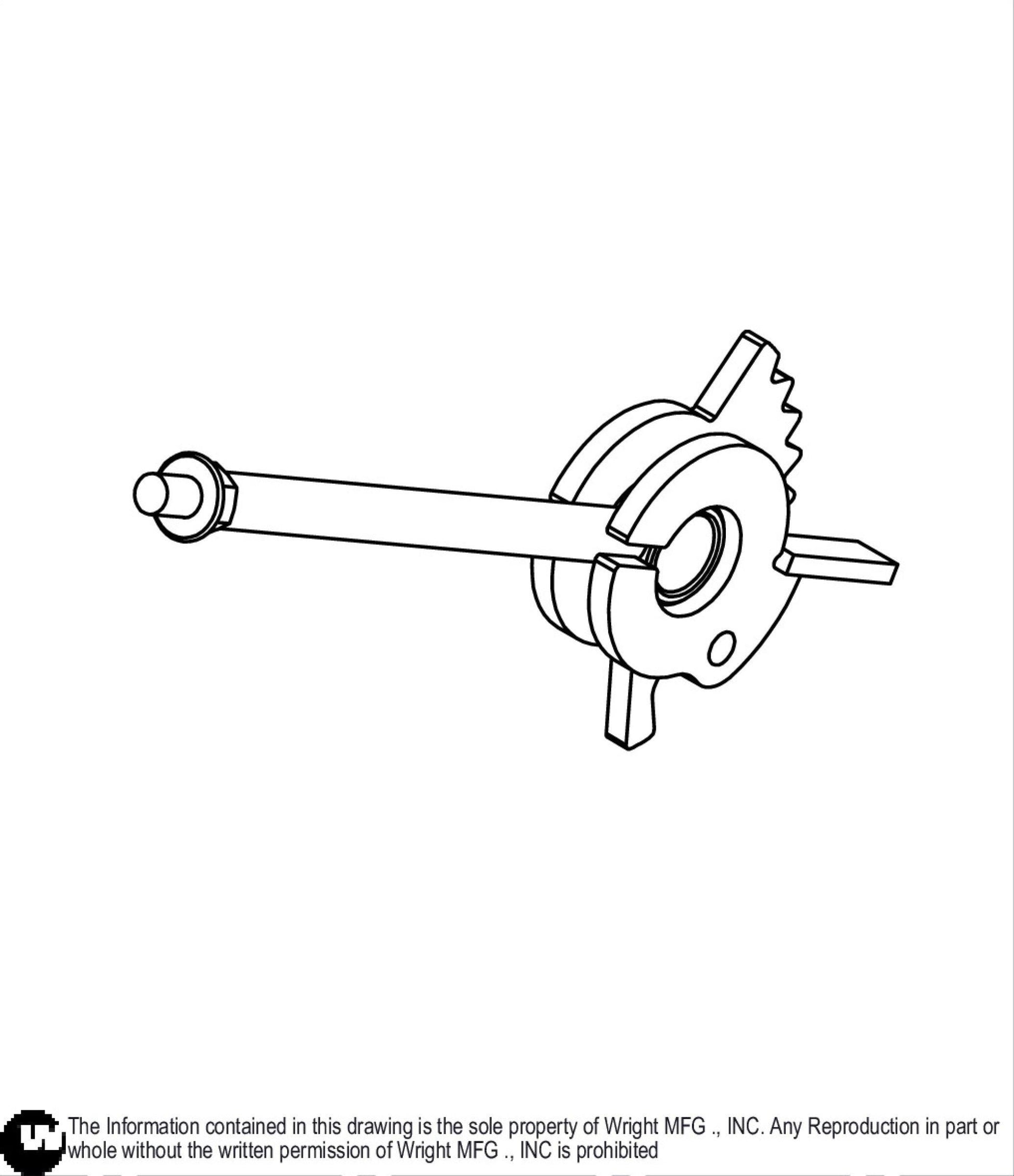 WVPG Speed Control Lever Weldment 93420057.