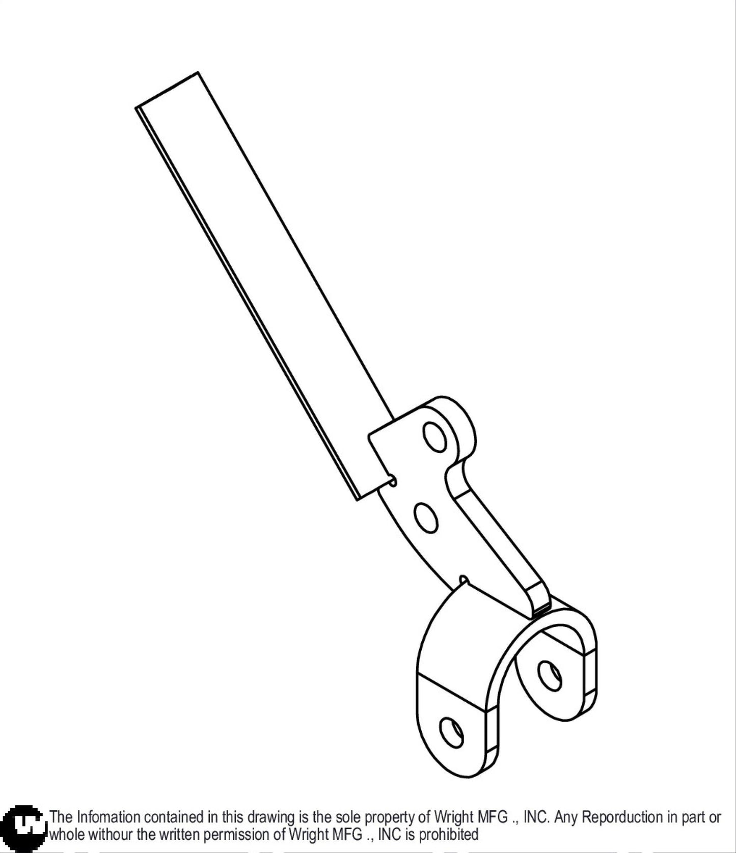 WVPG Control Handle Weldment 93420062.