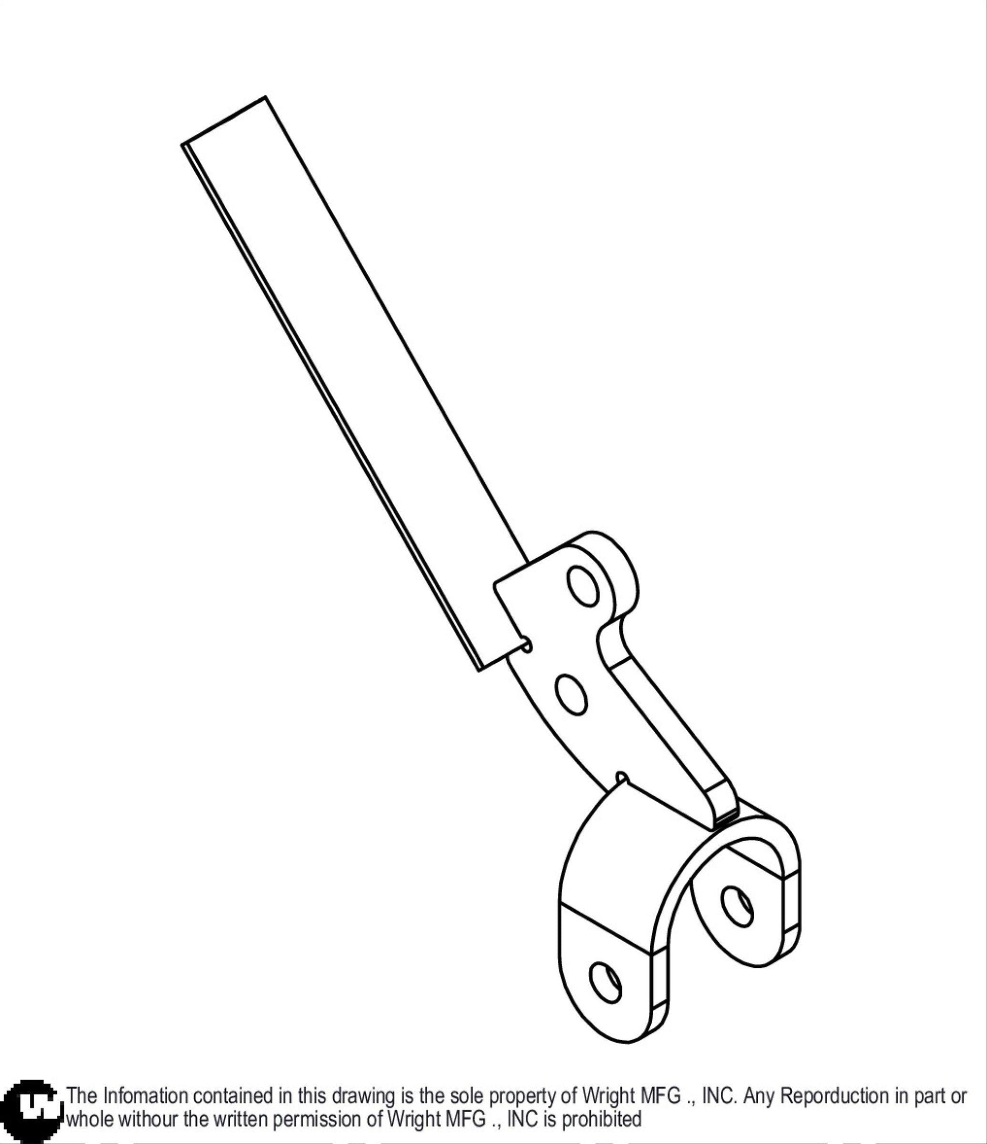 WVPG Control Handle Weldment 93420062.