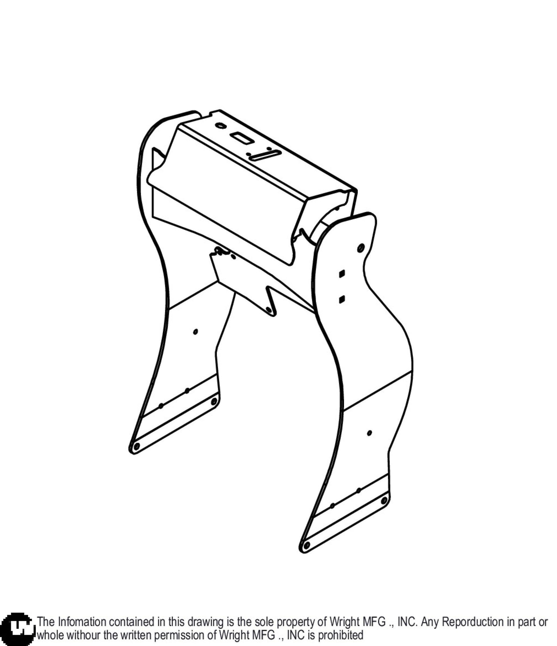 WSTRH Upright Weldment 93420065.
