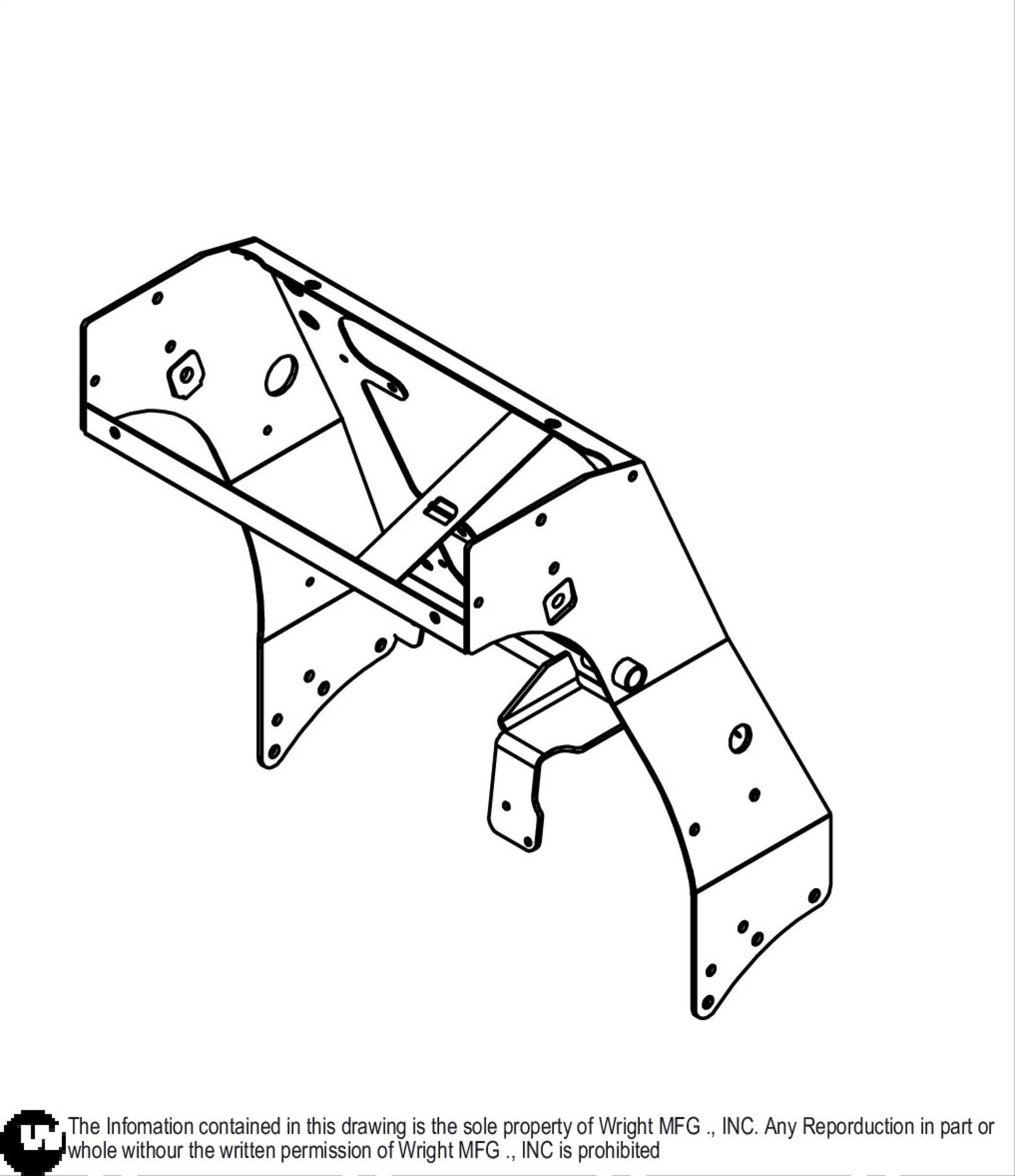 WSTII Upright Frame Weldment 93420086.