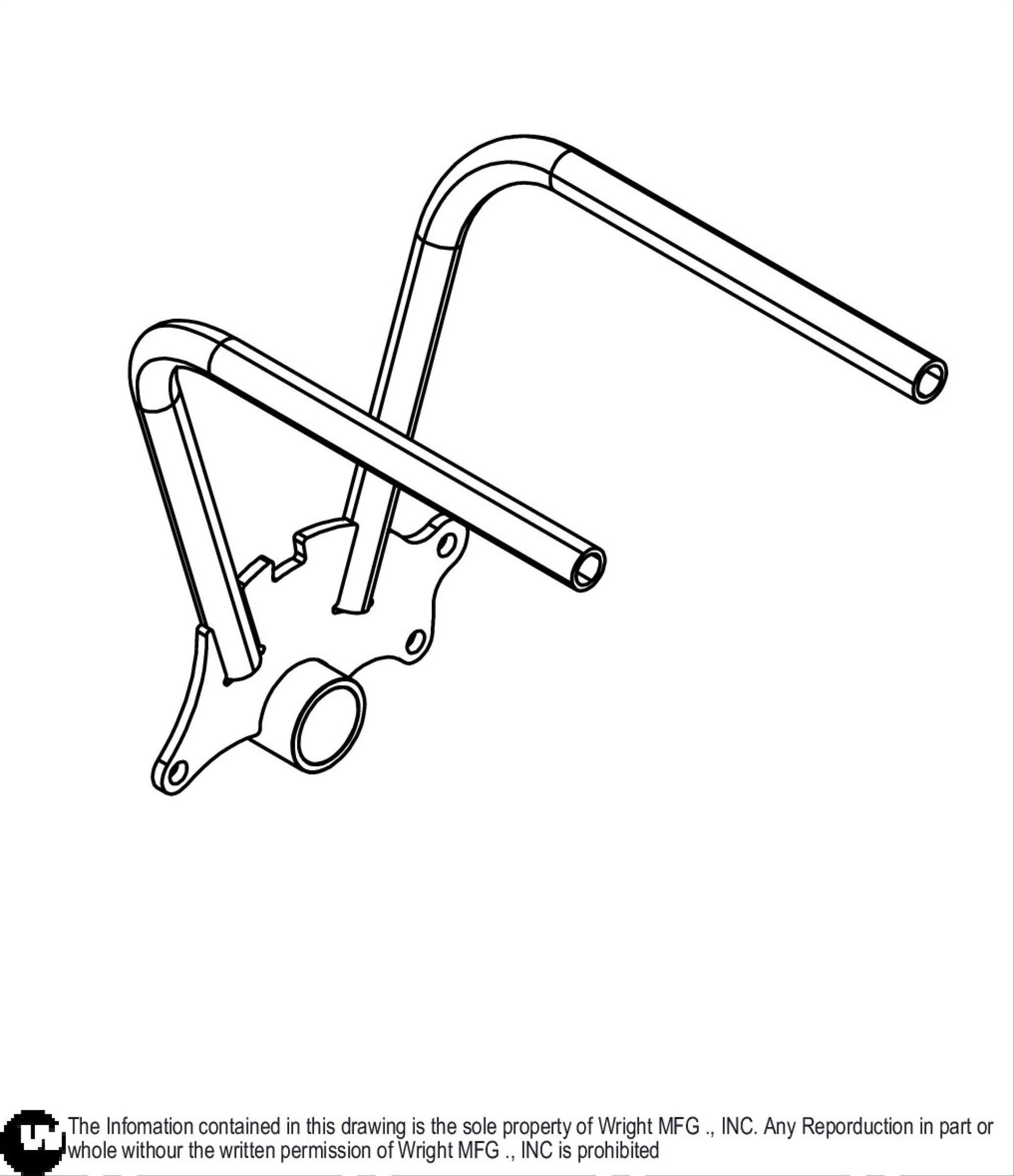 Right Control Lever Weldment 93420088.