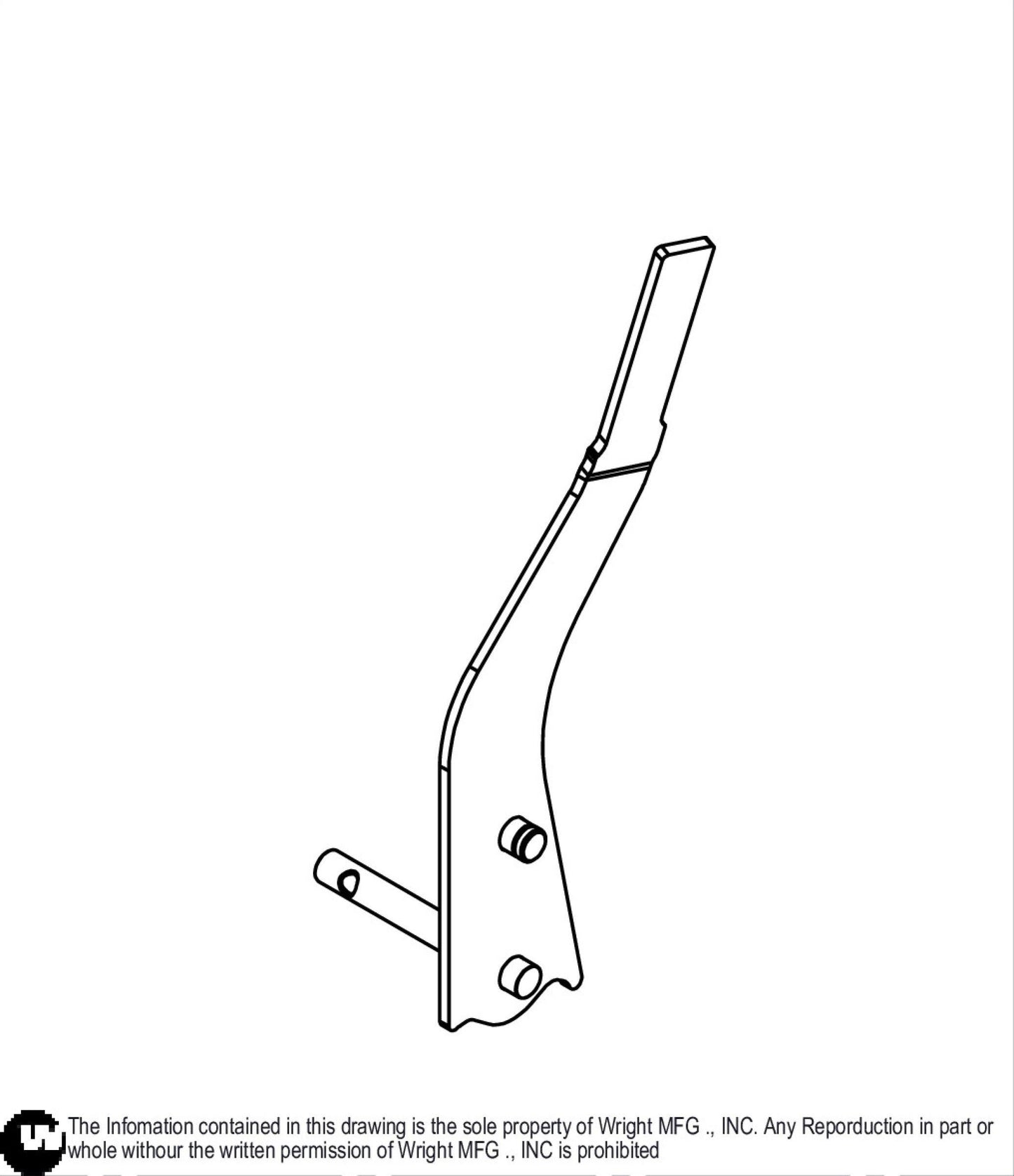 WZK Brake Lever Weldment 93420095.