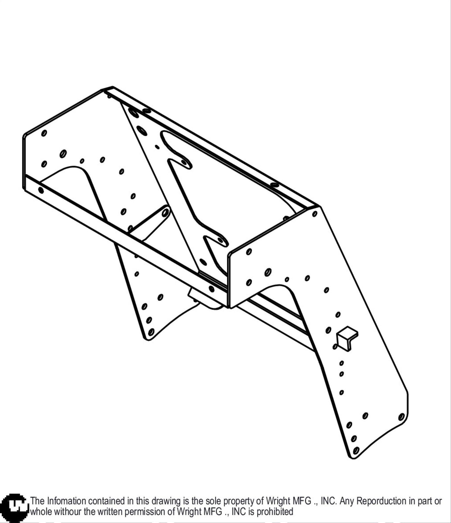 32-42 WST Upright Weldment 93420096.