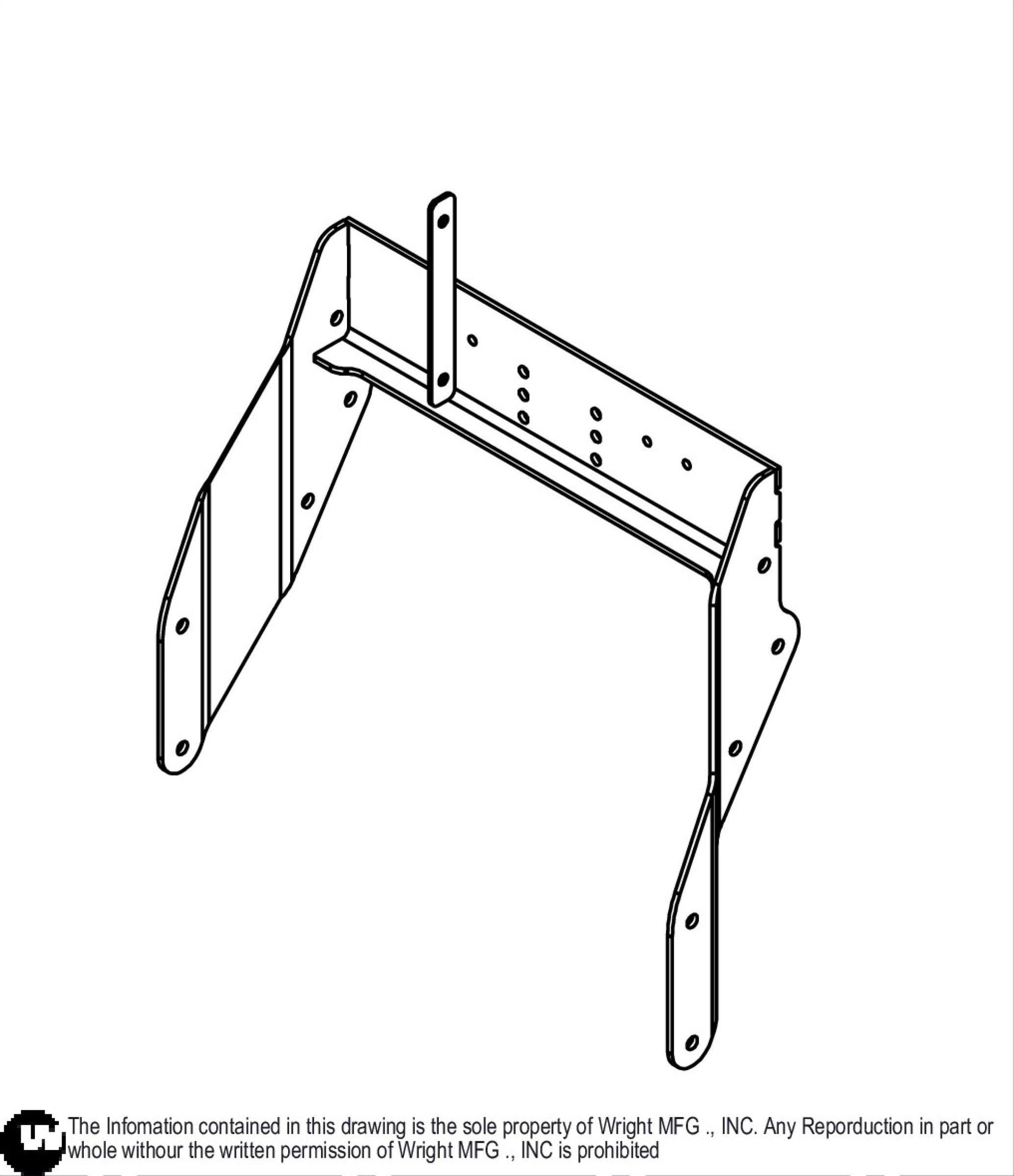 WVP Handle Bar Mount Weldment 93420102.