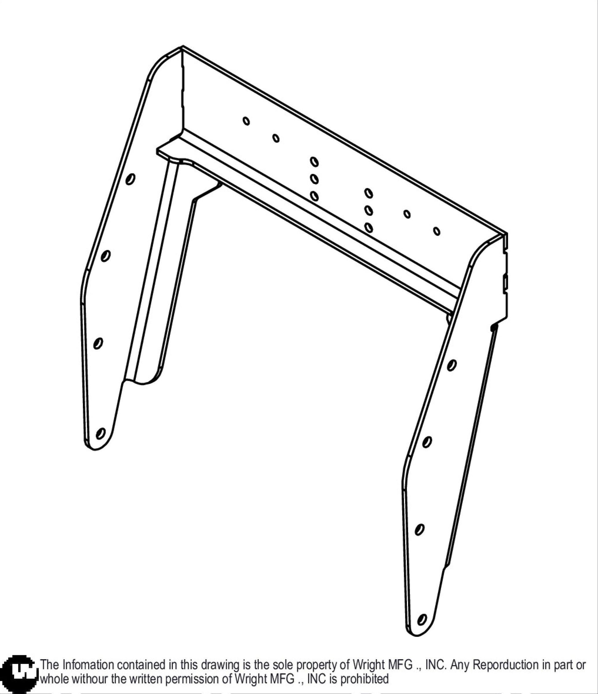 WVG Handle Bar Mount Weldment 93420103.