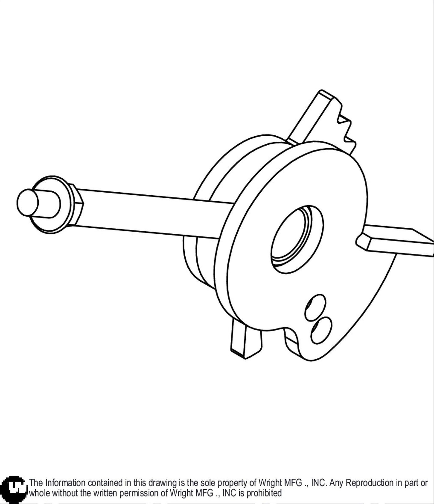 WVP Speed Control Lever Weldment 93420106.