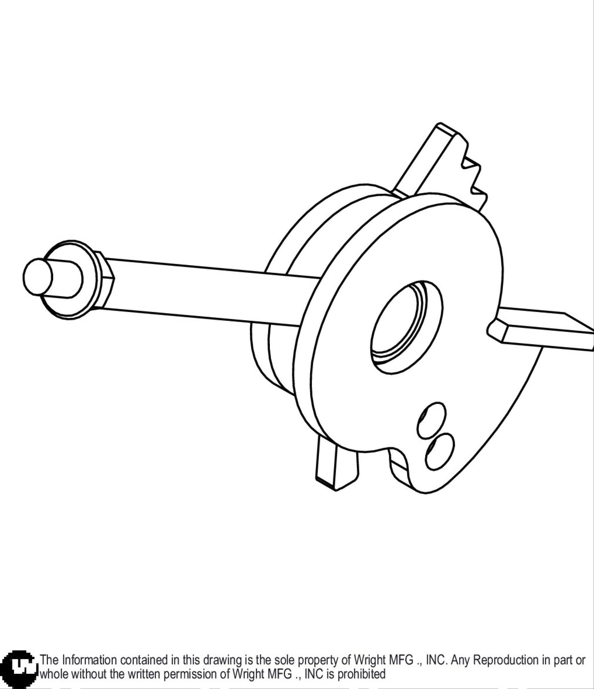 WVP Speed Control Lever Weldment 93420106.