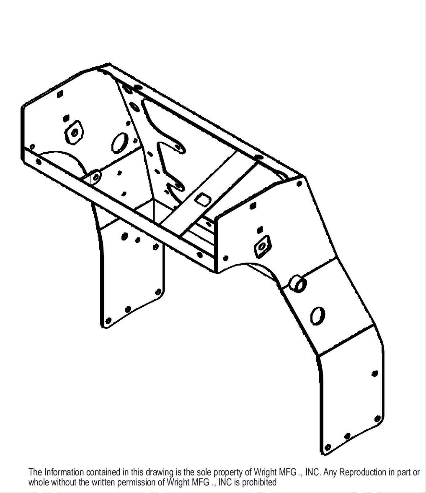 WSTX Upright Weldment 93420109.