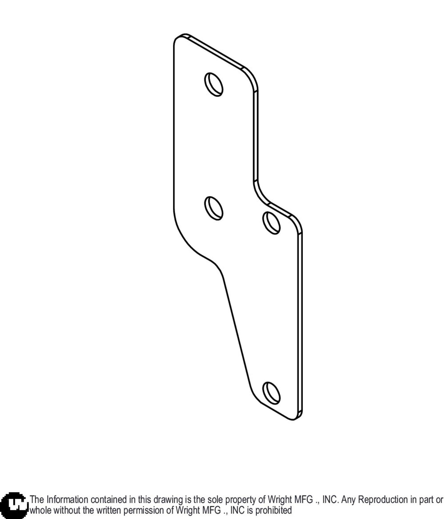 WSES Carb Canister Mounting Plate 93420112.