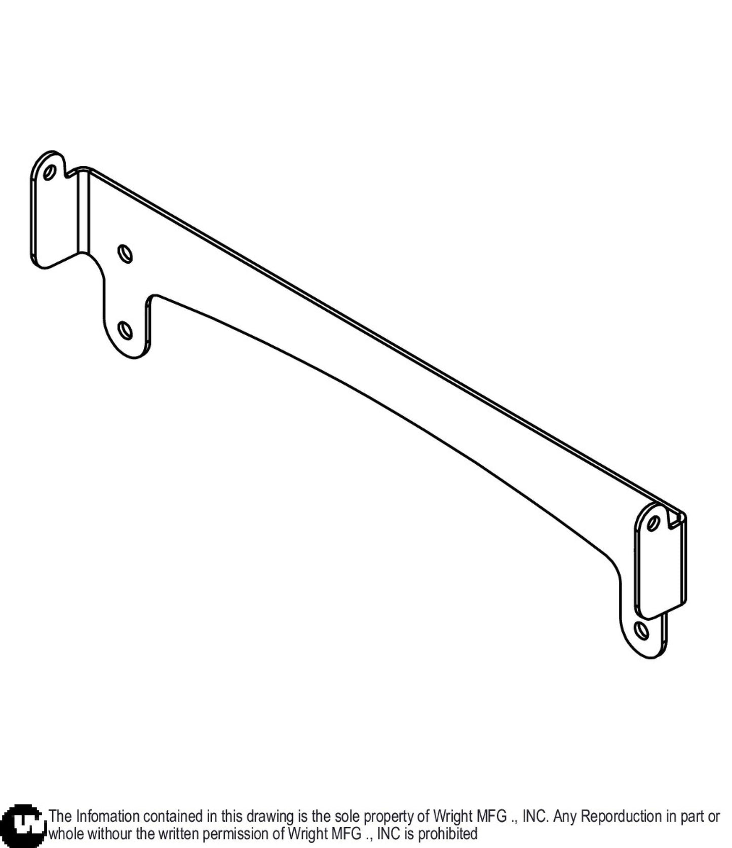 WSTN Upright Pad Hinge 93420121.