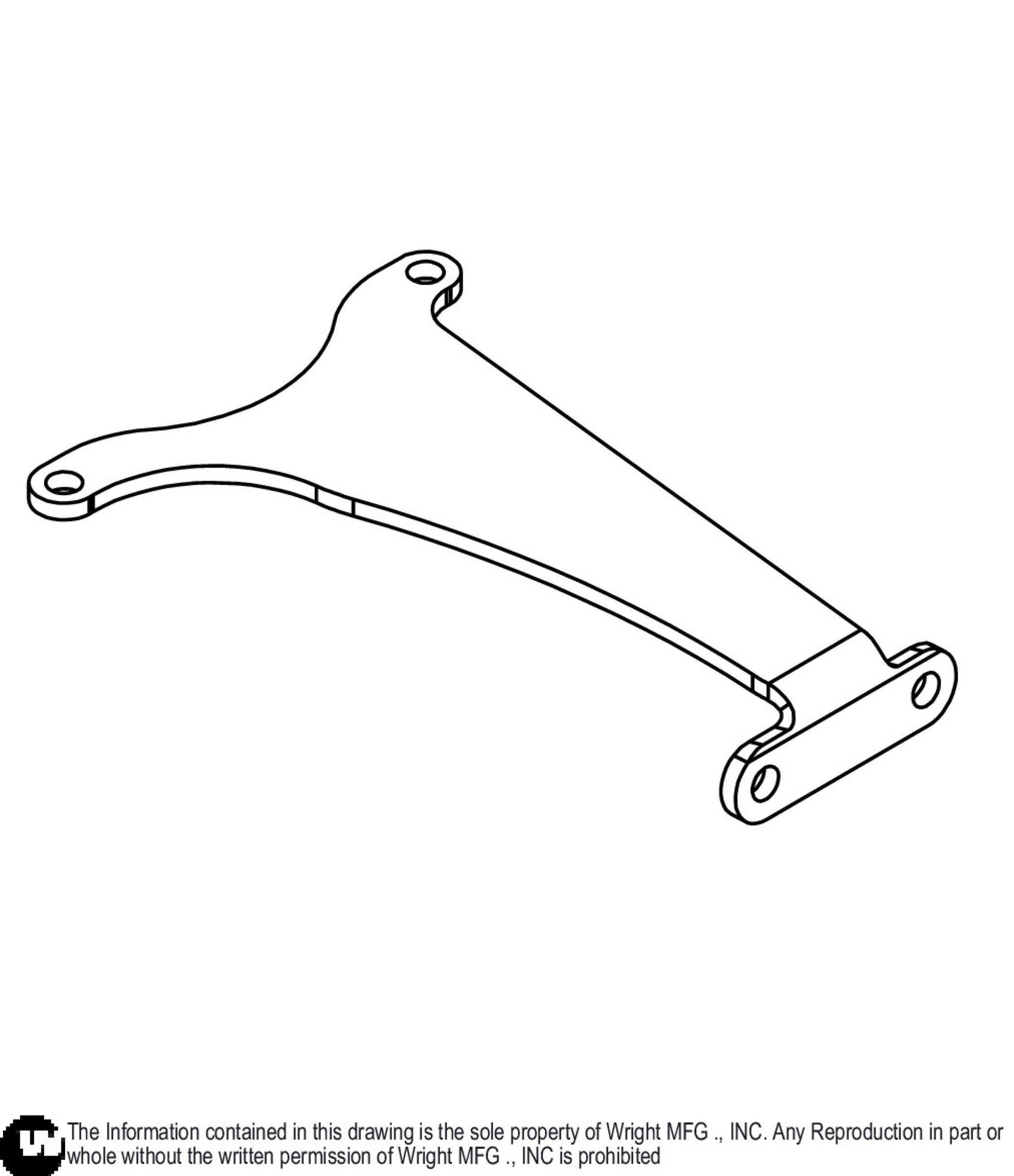 Left WSTN Control Torsion Arm 93420128.