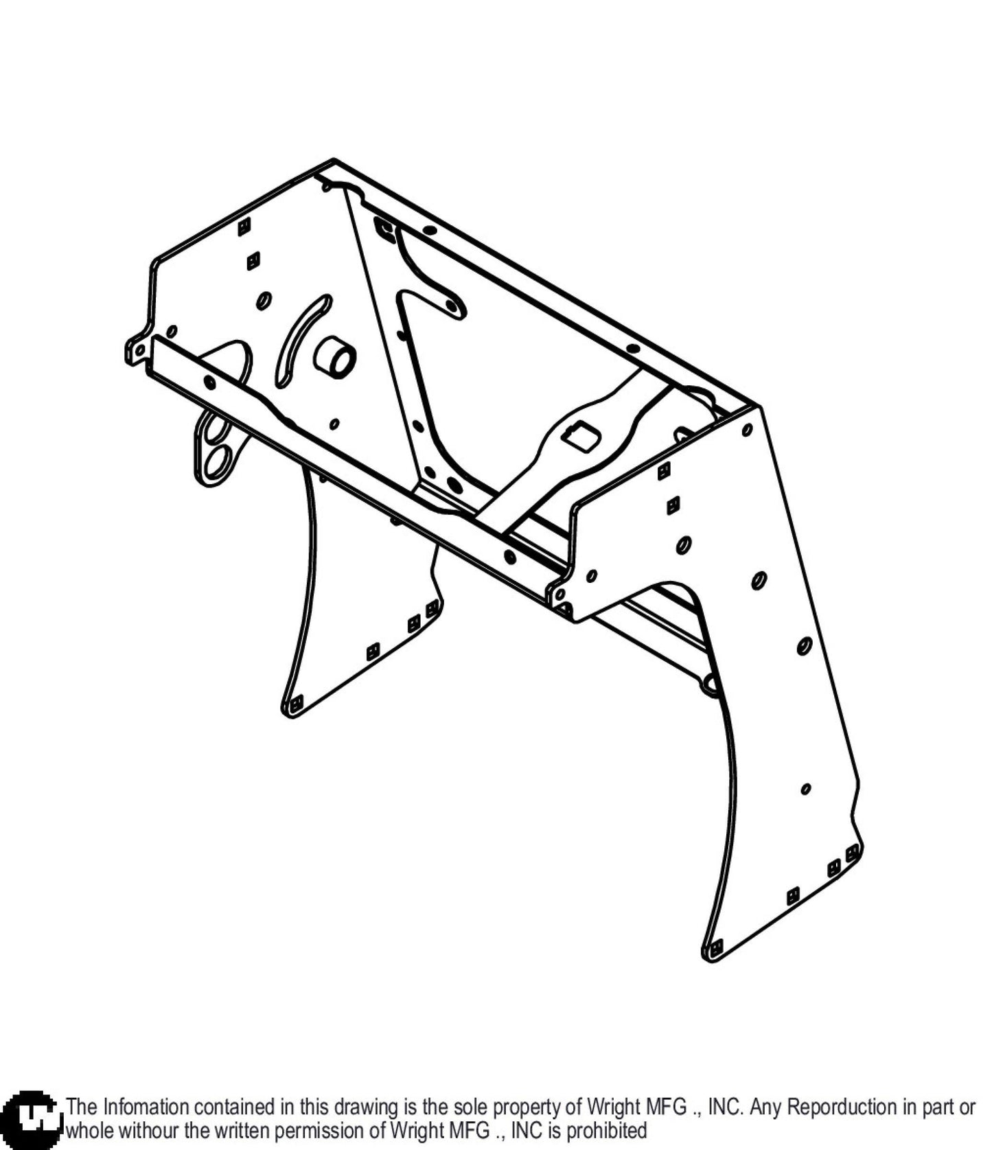 WSTN Cooler Upright Weldment 93420131.