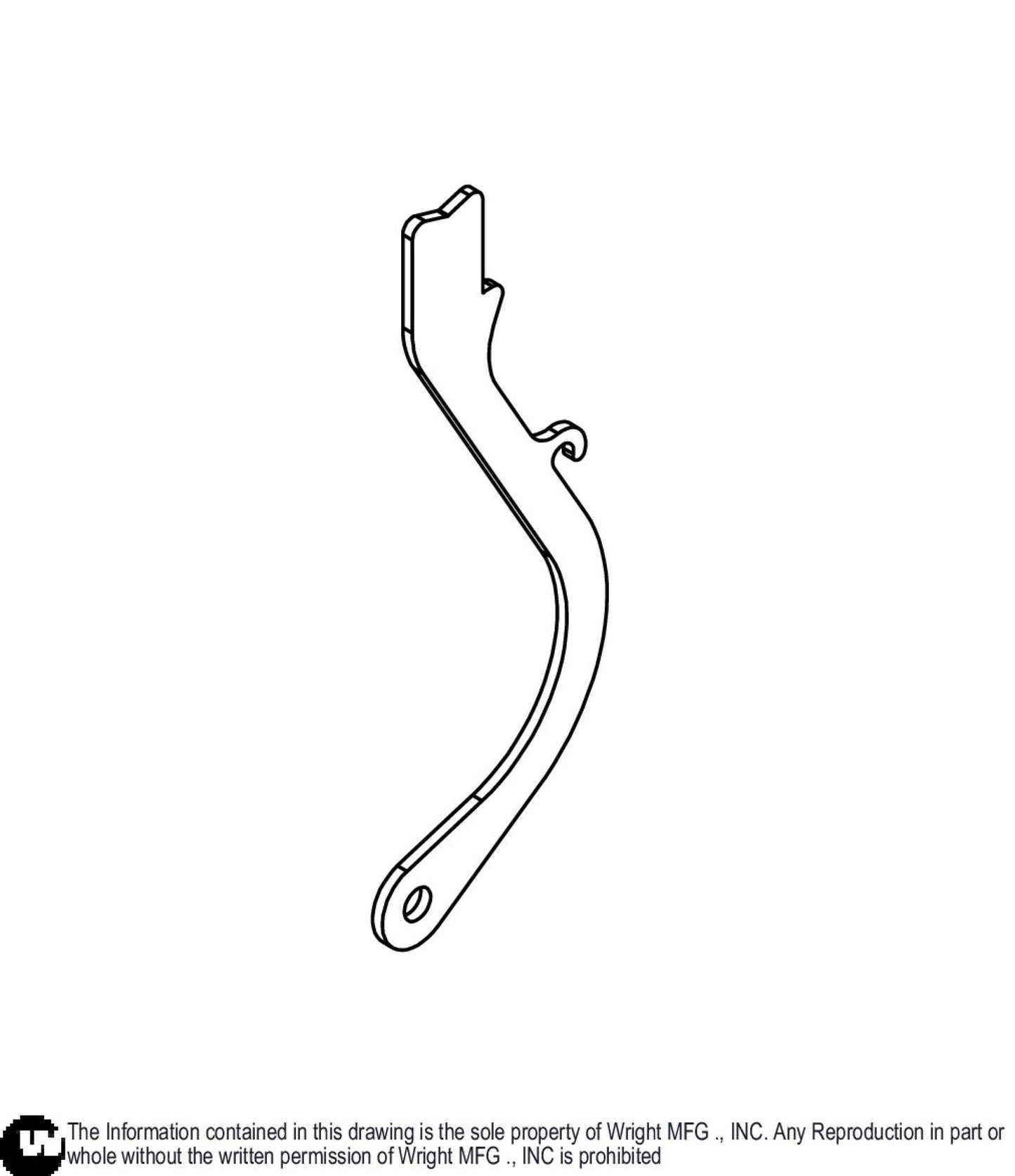 WSZK Control Lock Release Bar 93420133.
