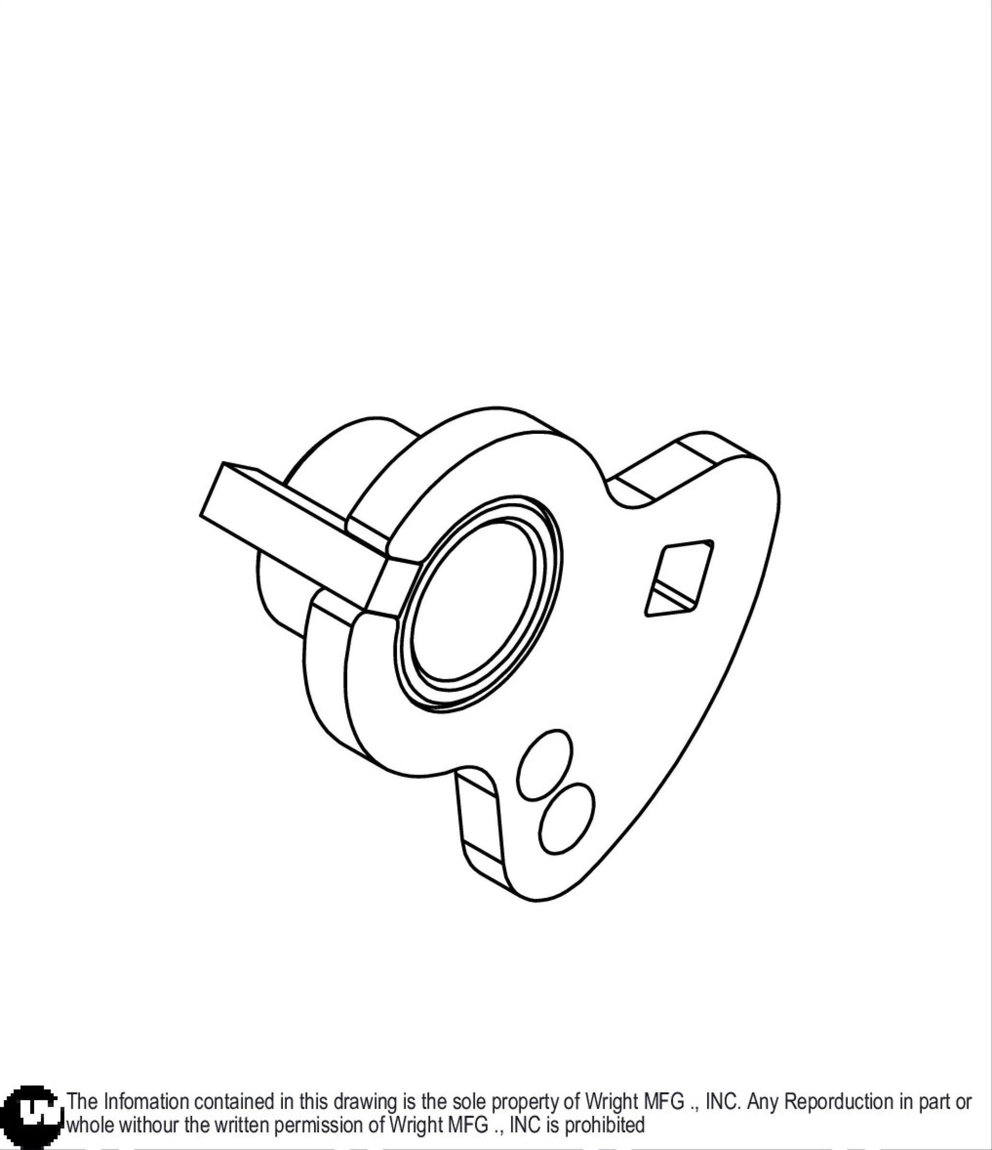 WVH2 Speed Control Bellcrank Weldment 93420153.