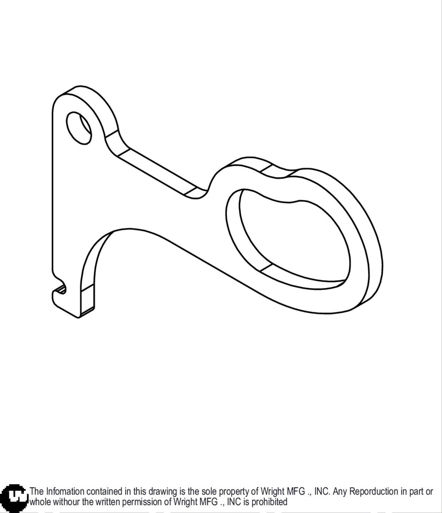 WVH2 Parking Brake Spring Connector 93420157.