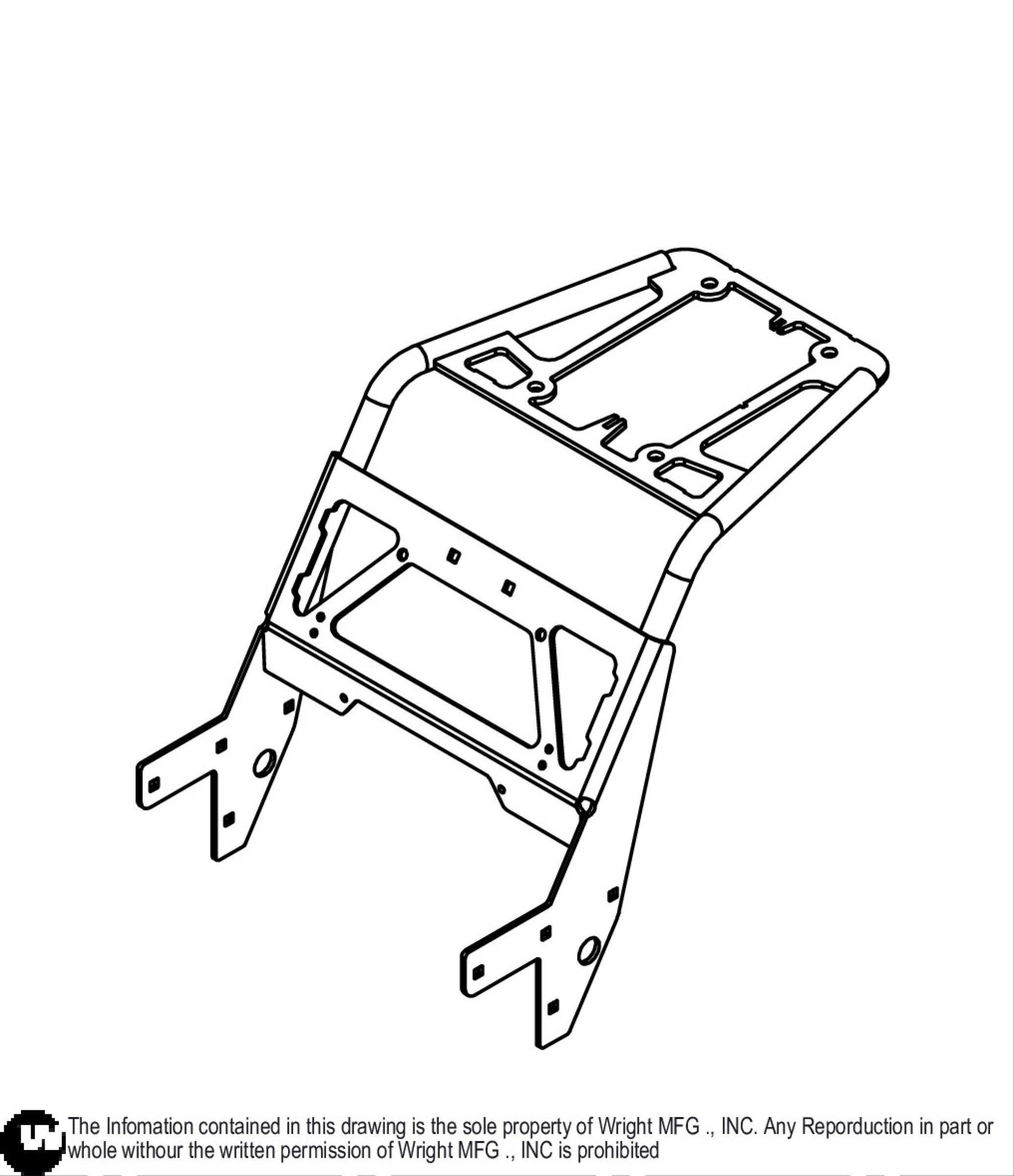 WVG2 Upright Weldment 93420161.