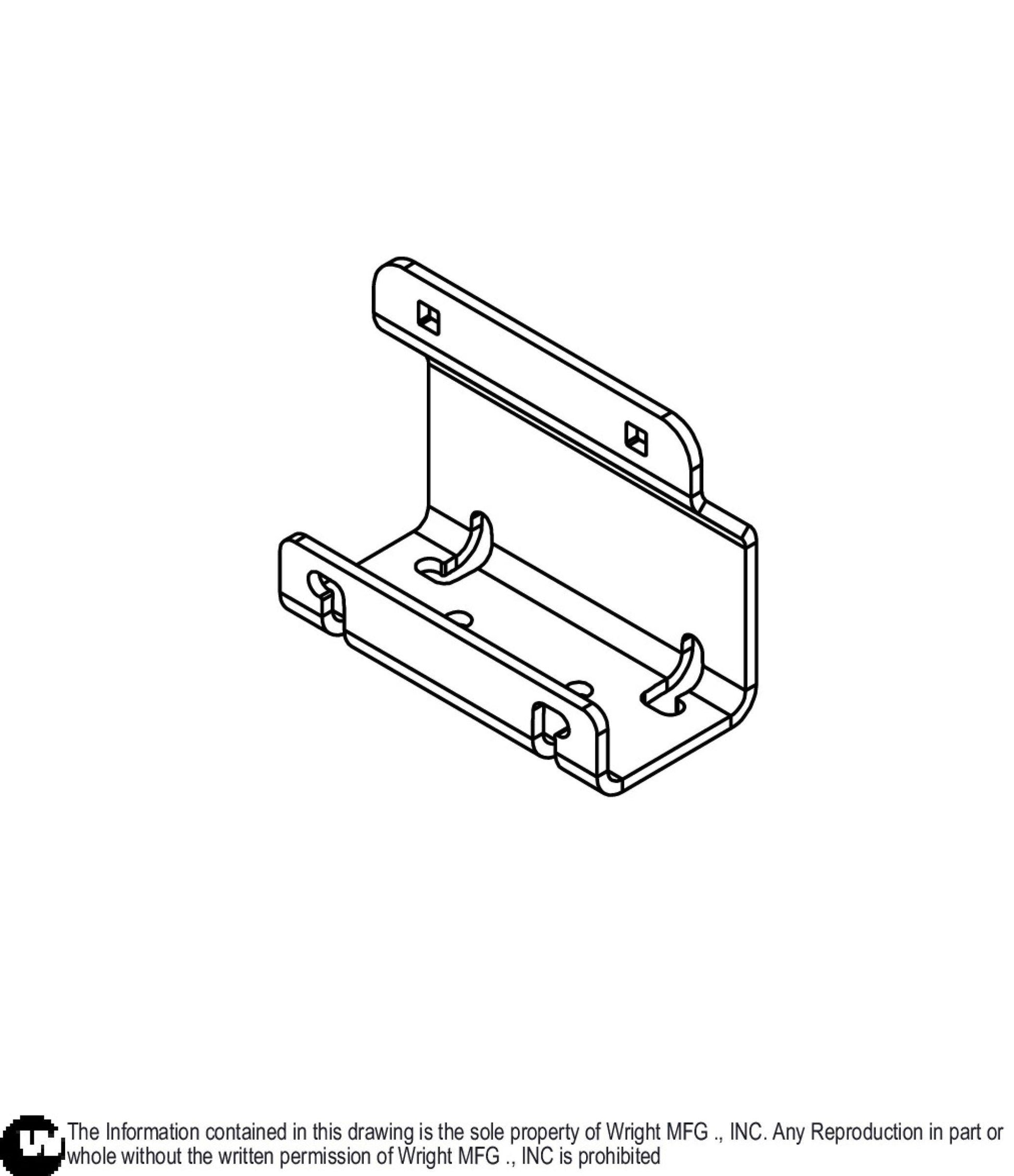 7GA WVCH/WVLC/WVGC Collection Bag Bracket 93420177.
