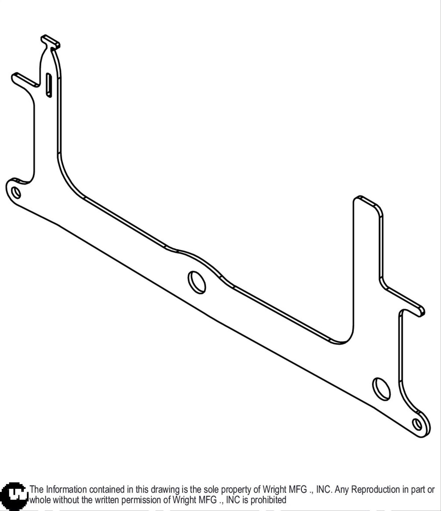11GA WSTN Brake Interlock Plate 93420186.