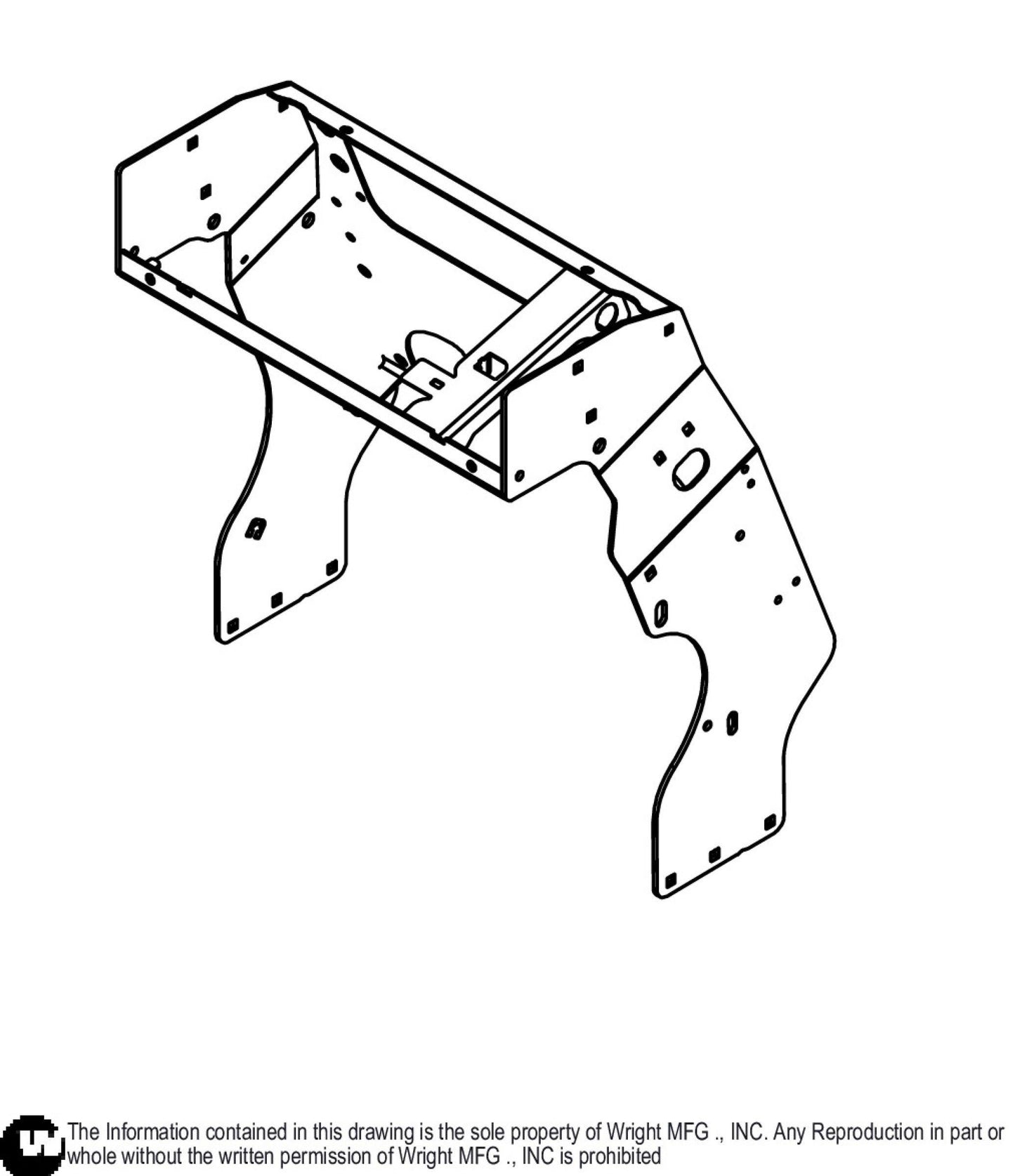 WSTX2 Upright Weldment 93420187.