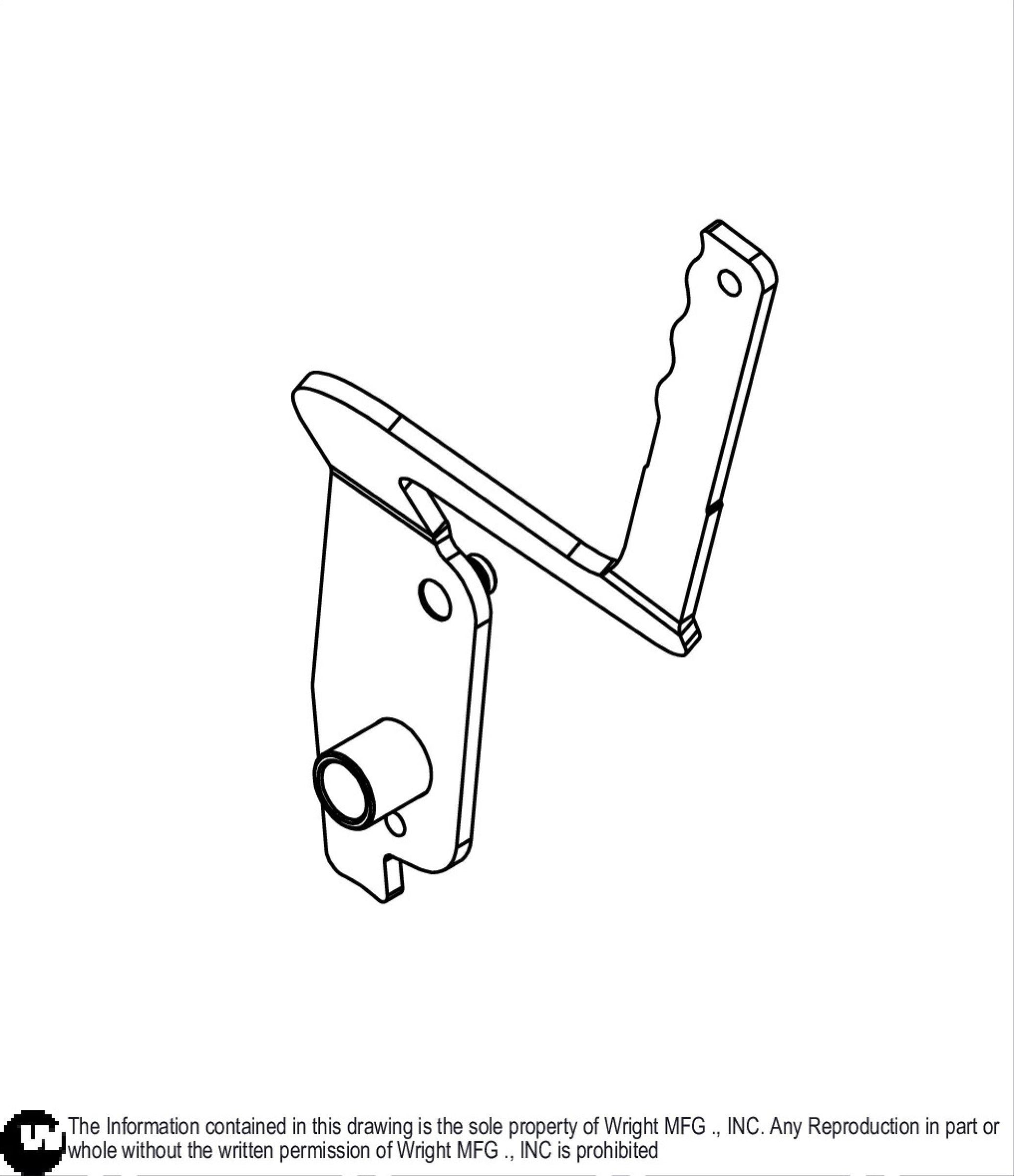 WSTX2 Brake Handle Weldment 93420192.