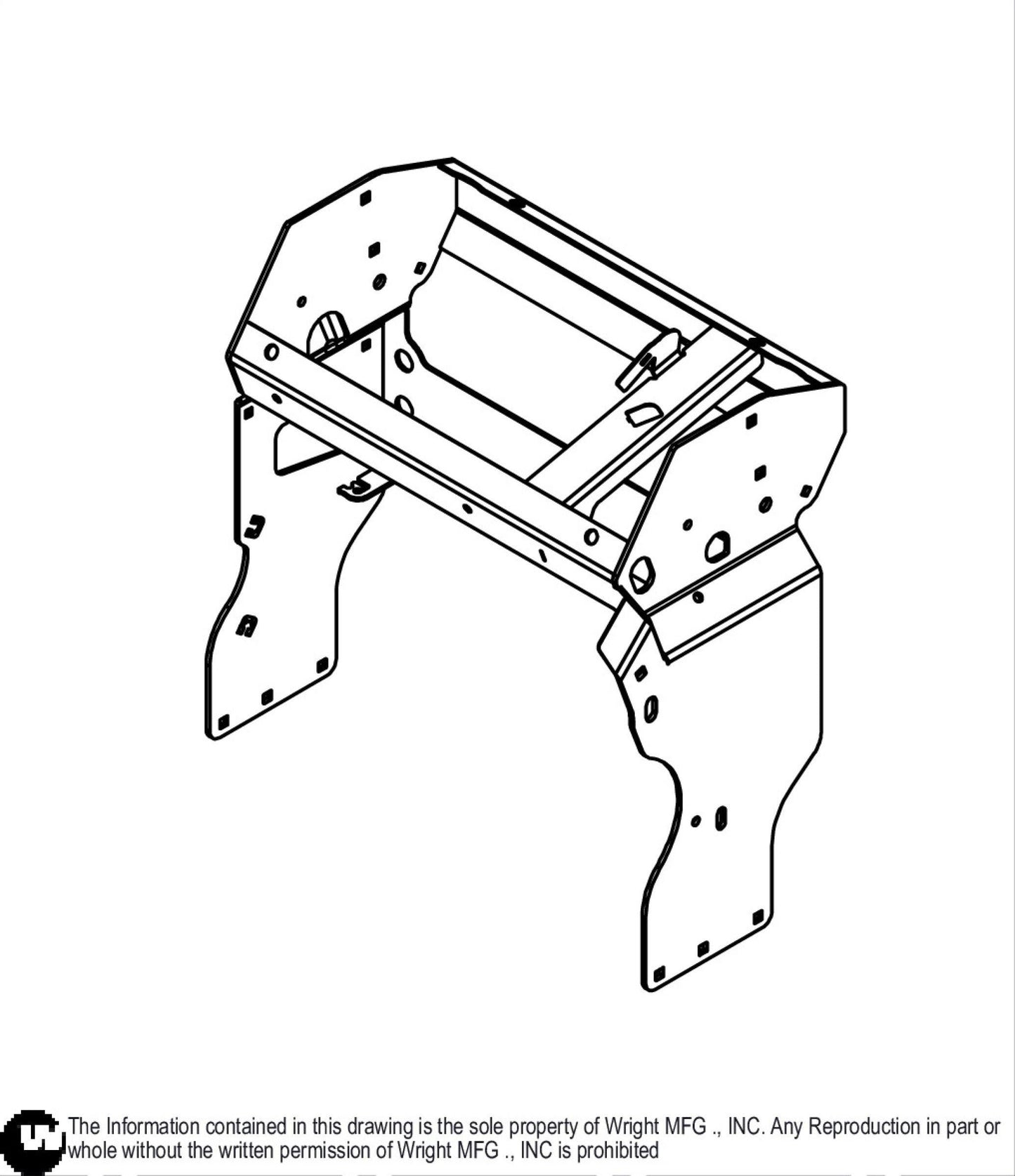 WSPX2 Upright Weldment 93420199.