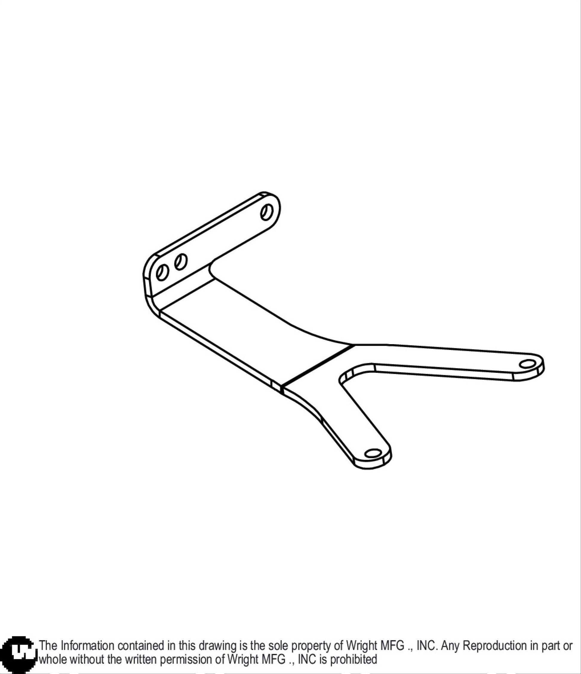 Right WSPX2 Control System Torsion Bar 93420202.