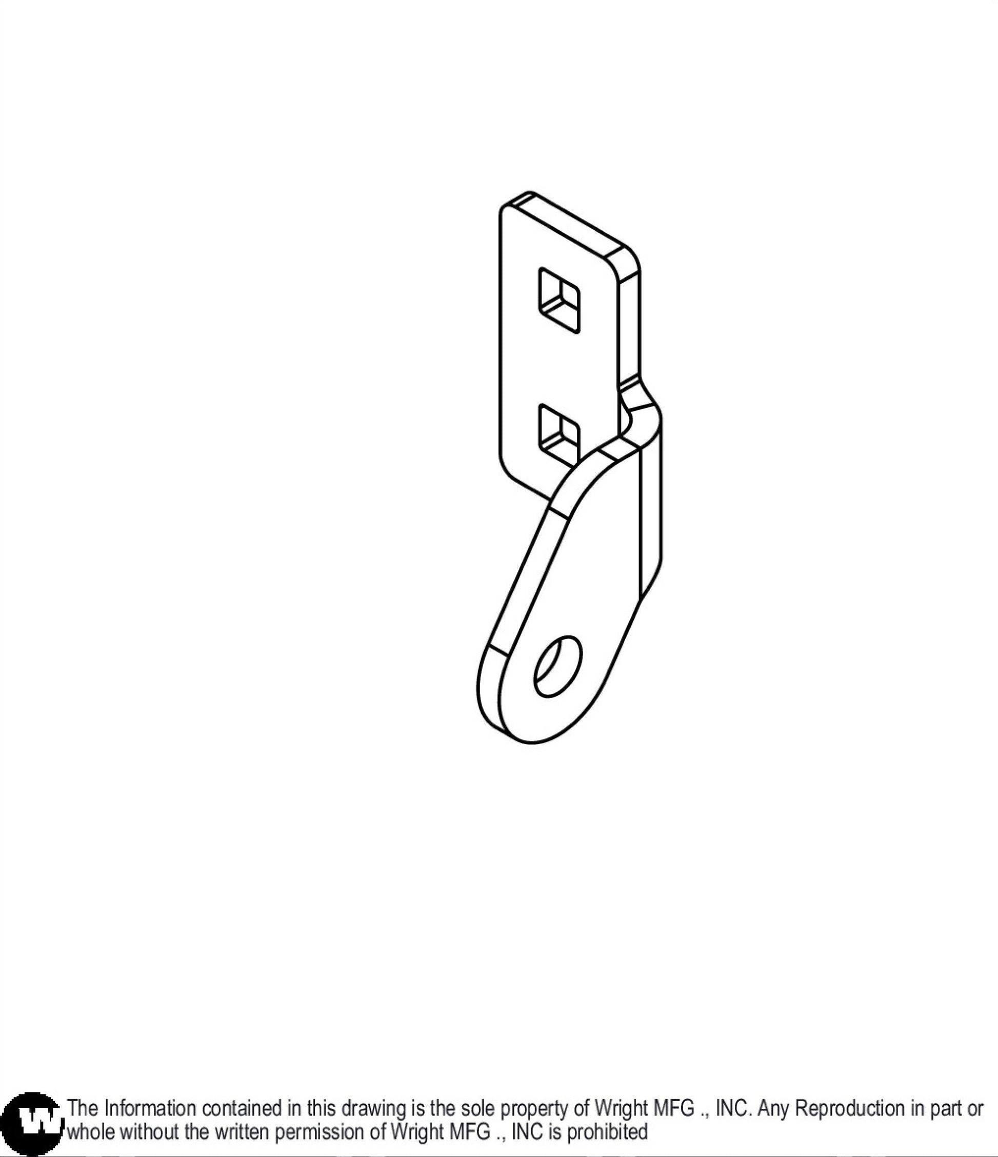 WSPX2 Parking Lever Brace 93420215.
