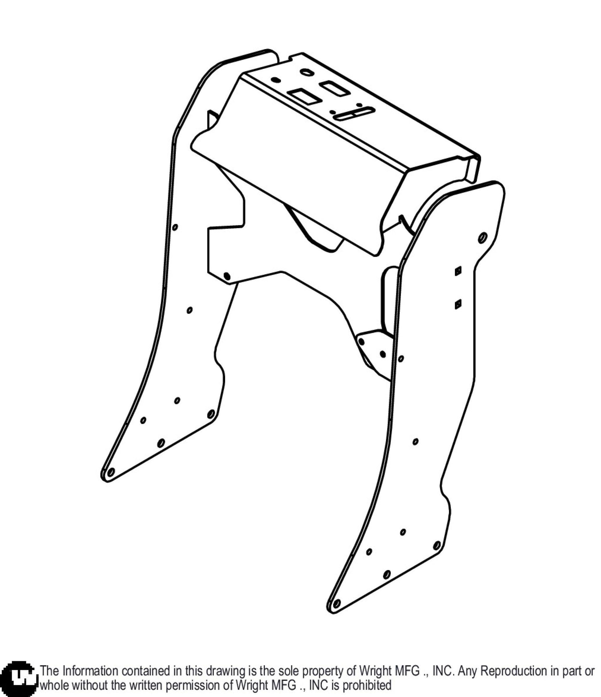 Upright Frame Weldment 93420216.