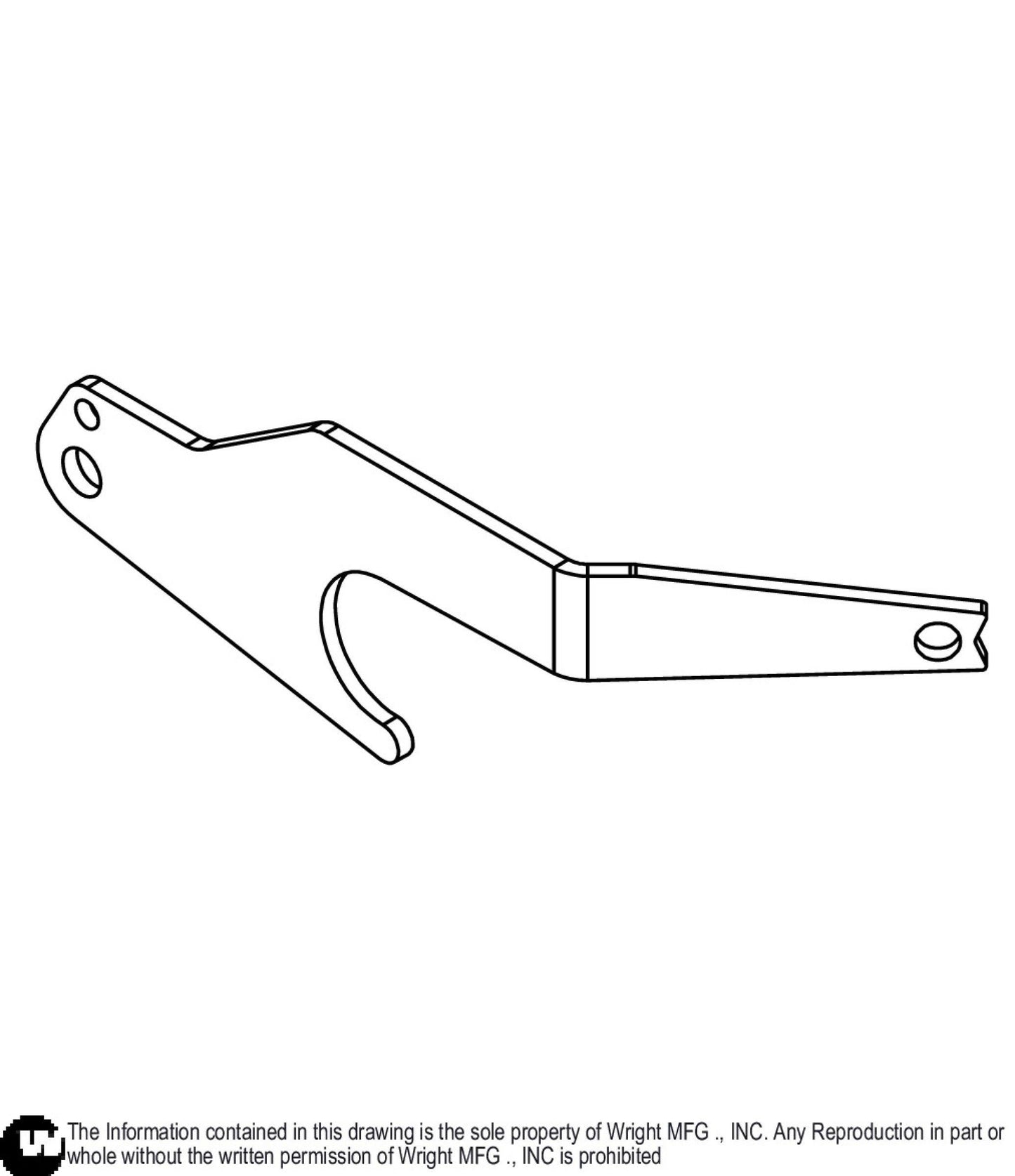 11GA Left WSB Brake Arm 93420224.