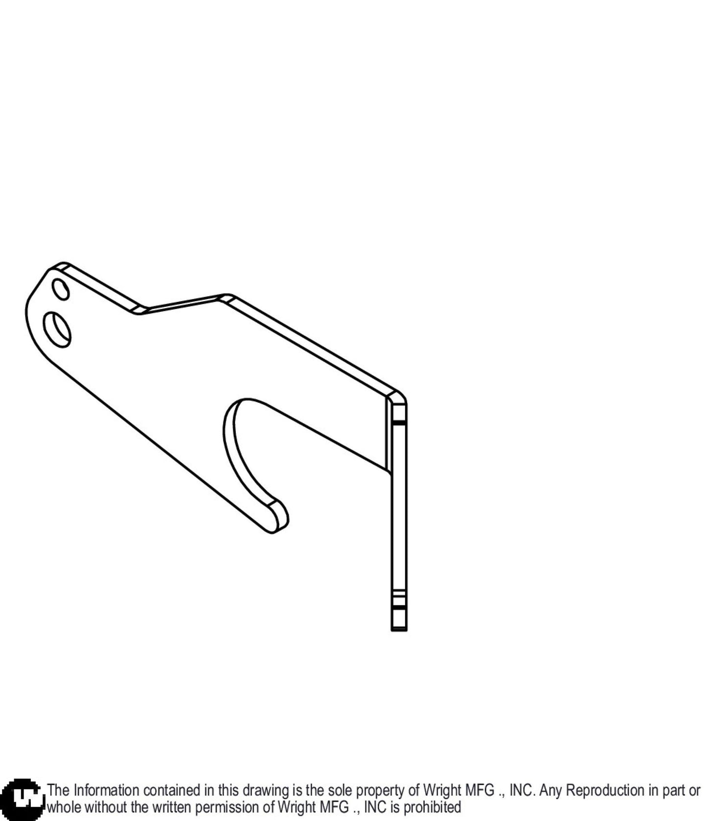 11GA Right WSB Brake Arm 93420225.