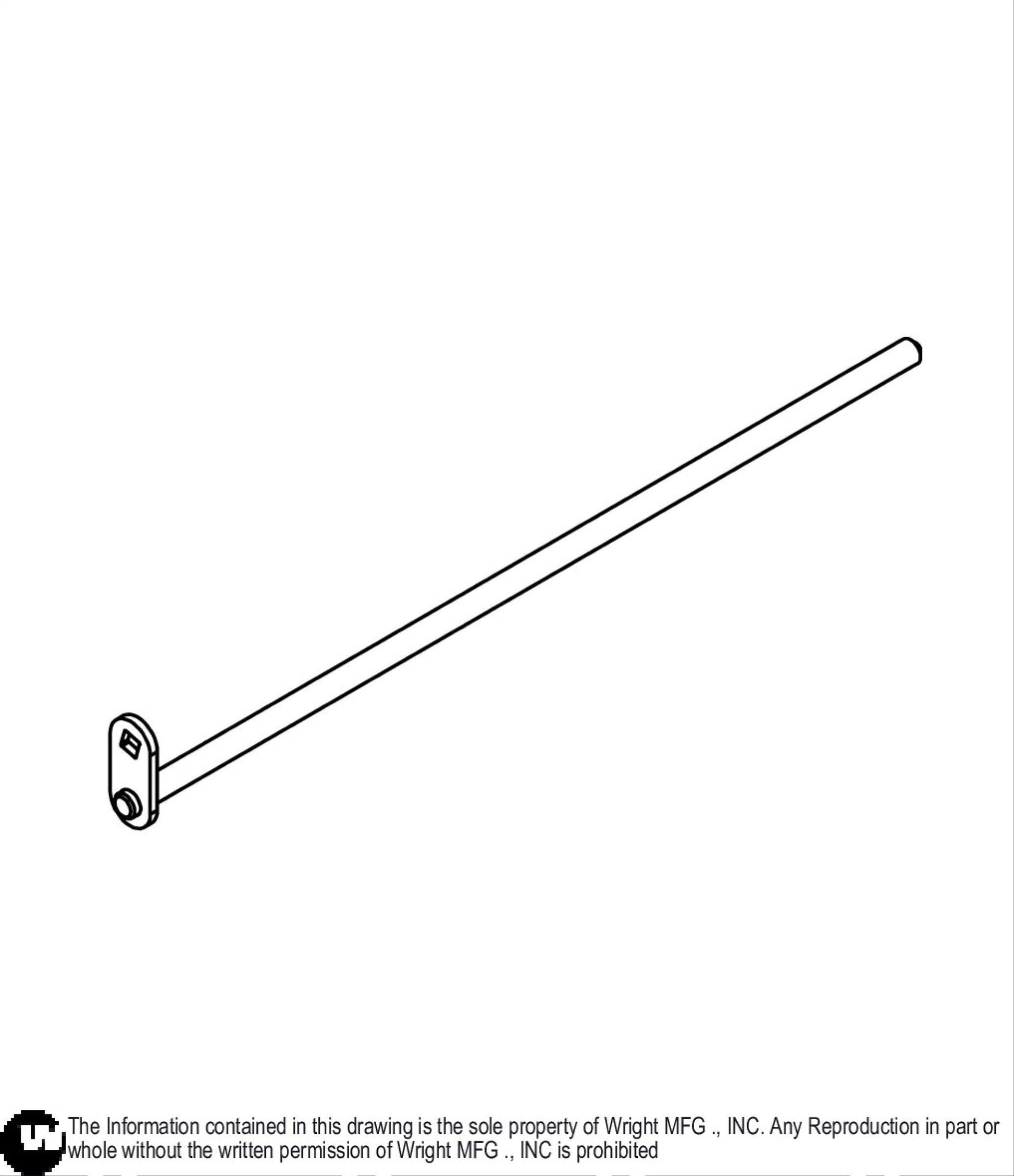 WSB Controls Through Pin Weldment 93420228.
