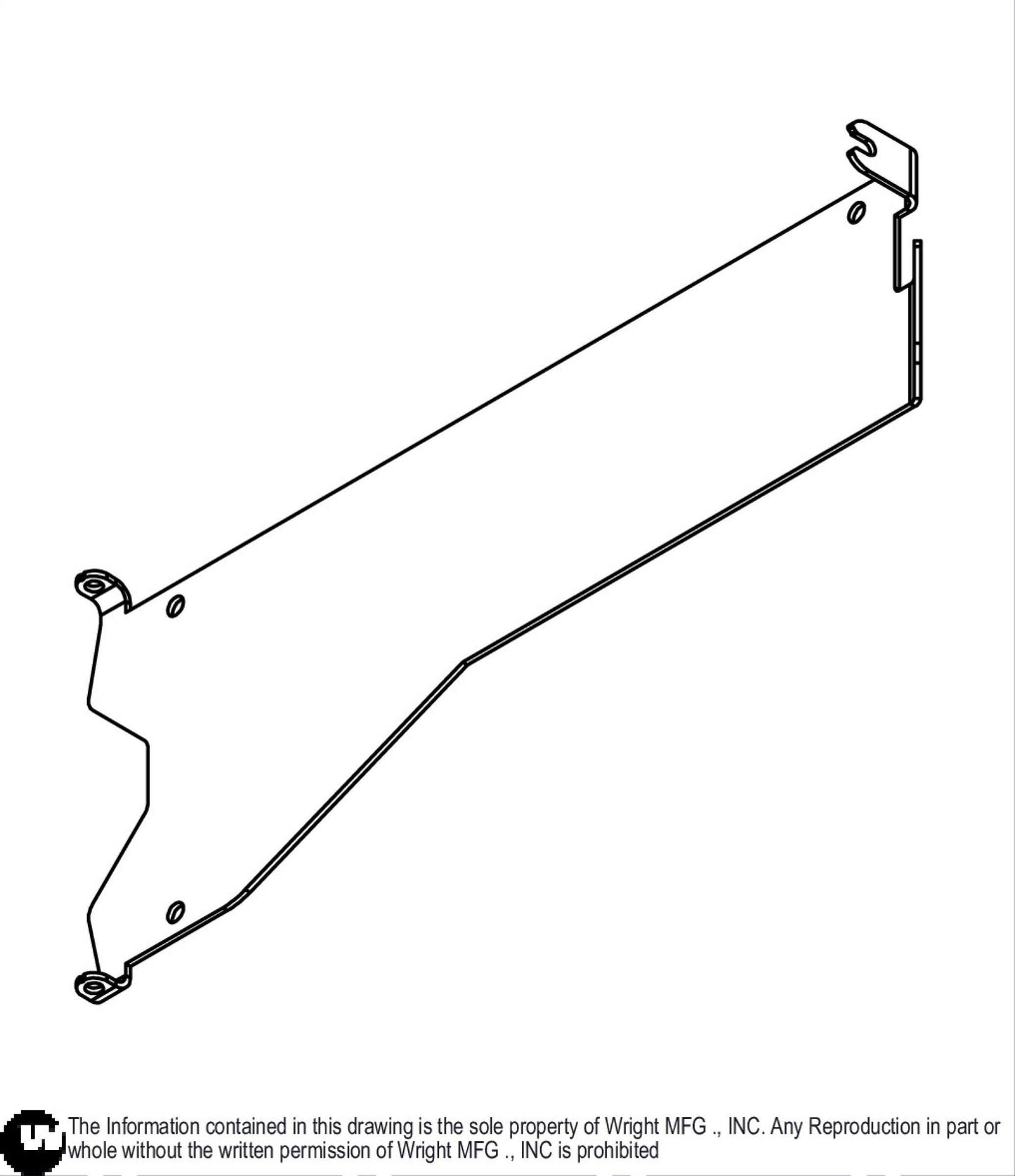 11GA WSB Upright Pad Hinge 93420231.
