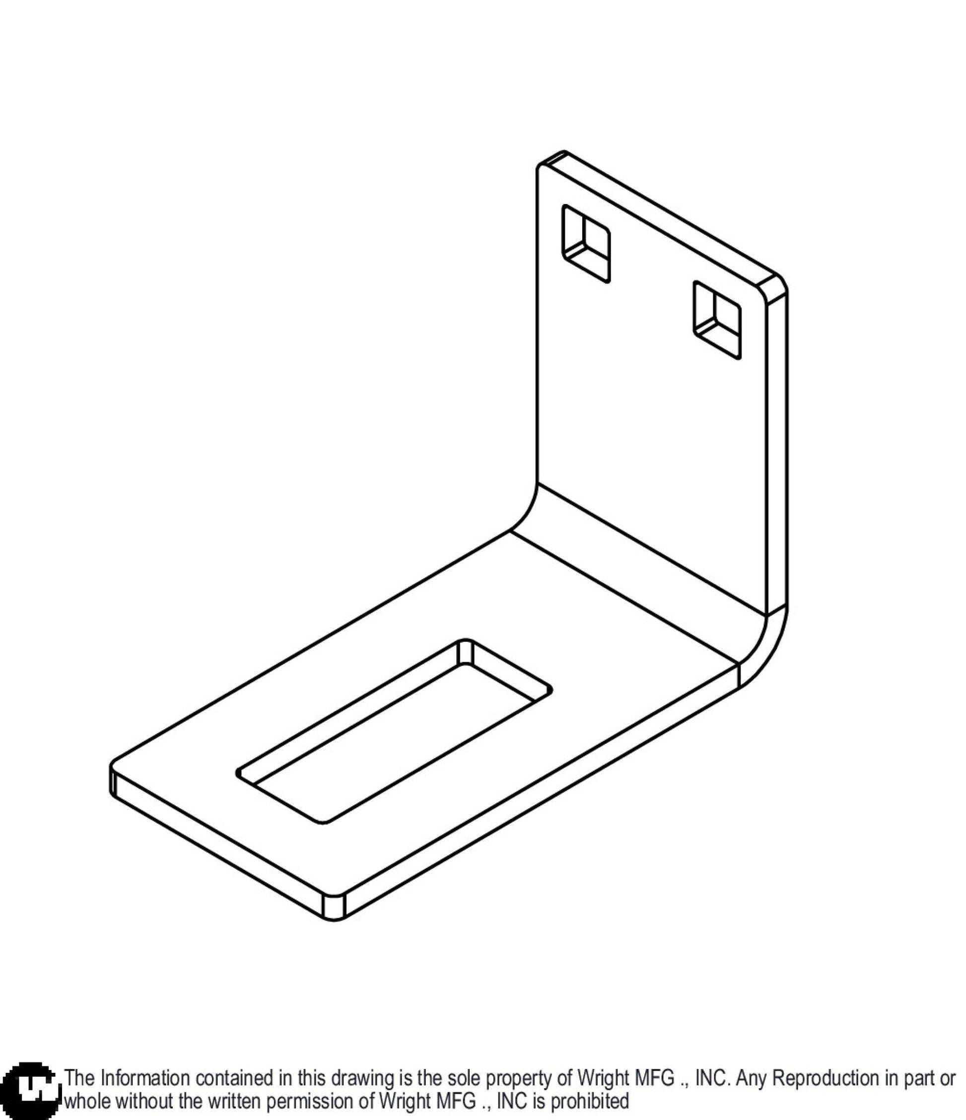 WZXT Bottom Clamp Collection Bucket Bracket 93420275.