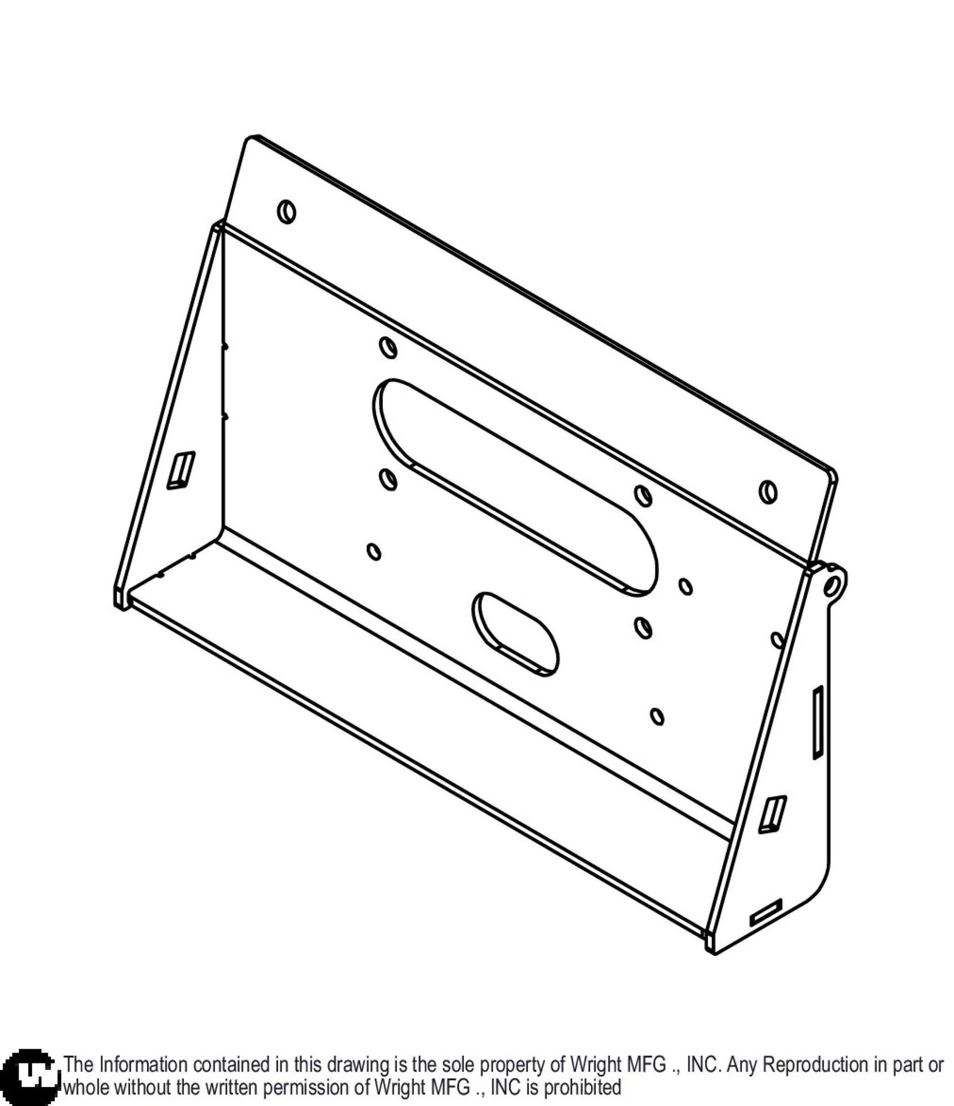 WSZK Robotic Rear Camera Mount Weldment 93420281.
