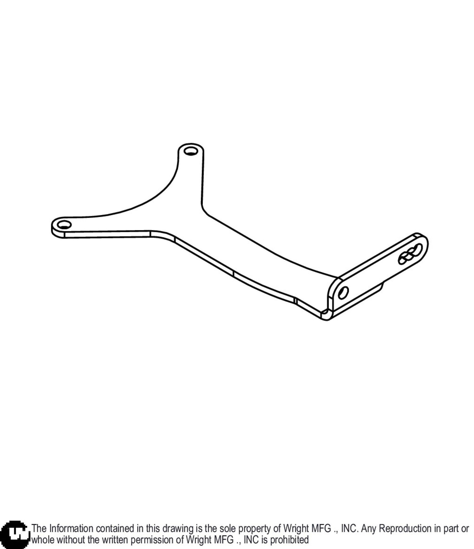 Right WSZK3 Control Torsion Plate 93420328.