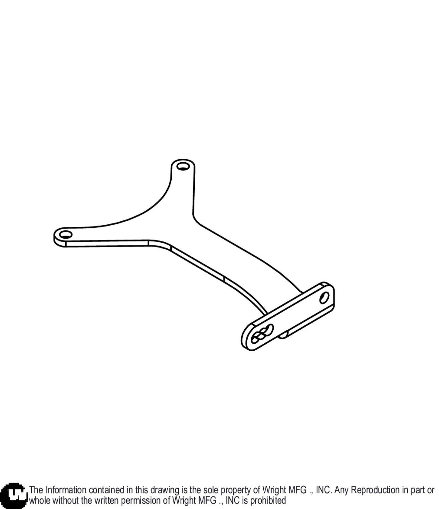 Left WSZK3 Control Torsion Plate 93420330.