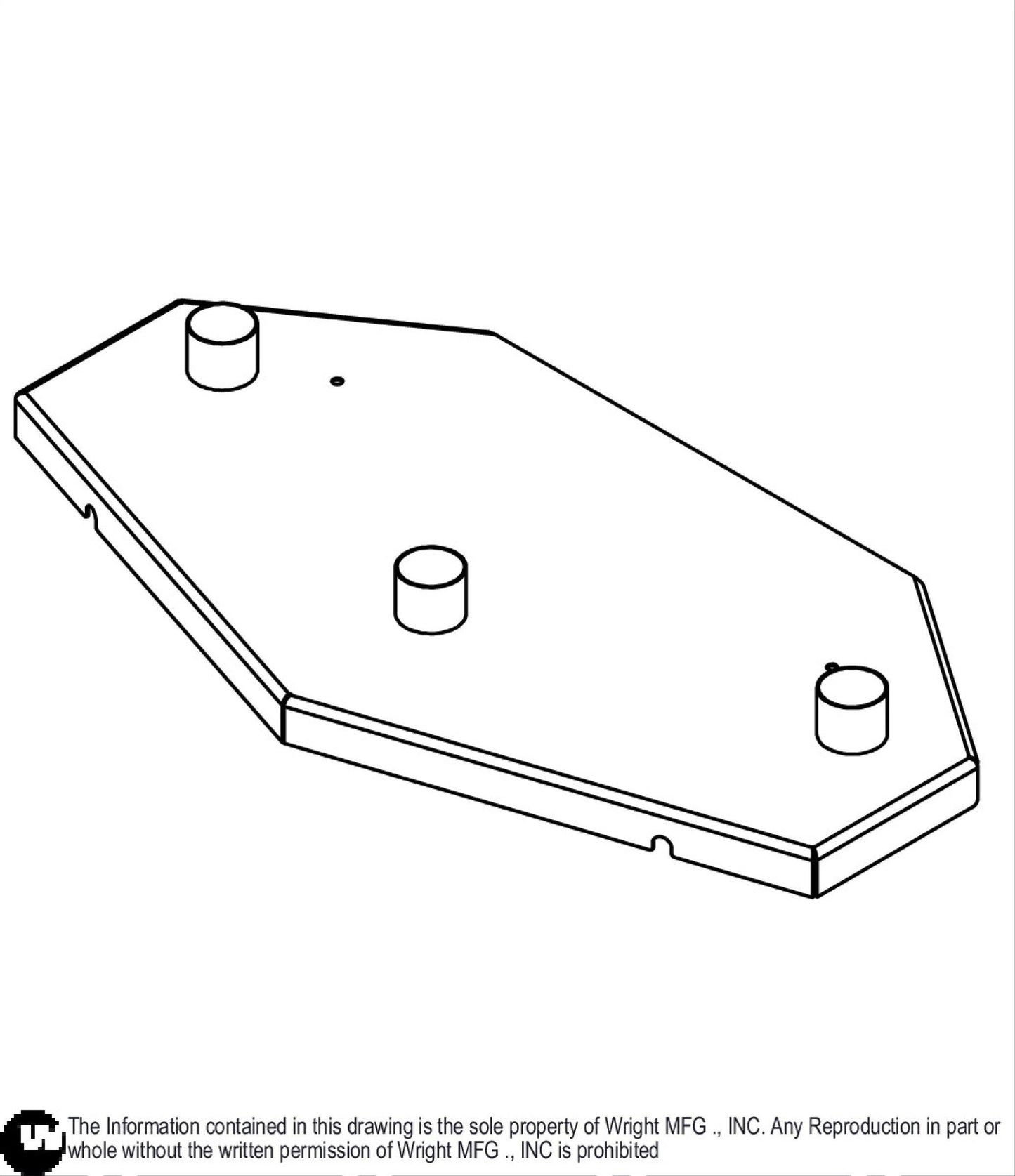 48" WVK Deck Cover 93430008.