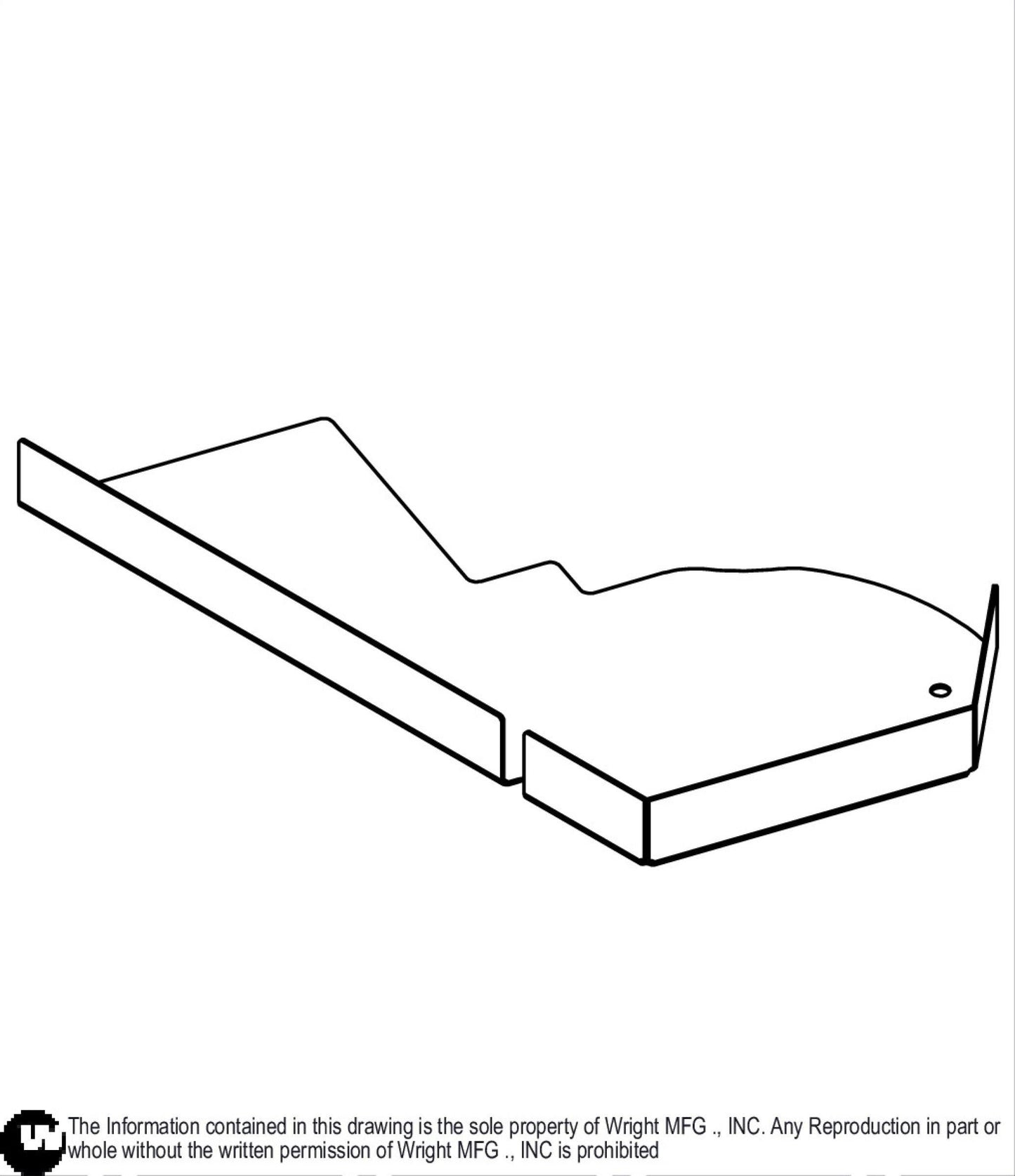 48" Sentar Right Deck Cover 93430010.