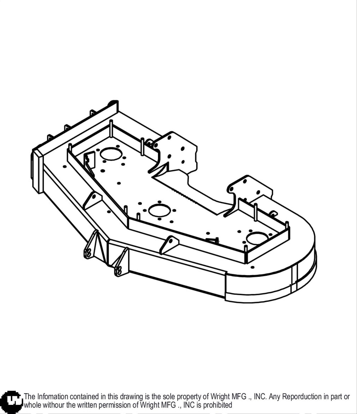 48 Cutter Deck W Isol Caps 93430023.