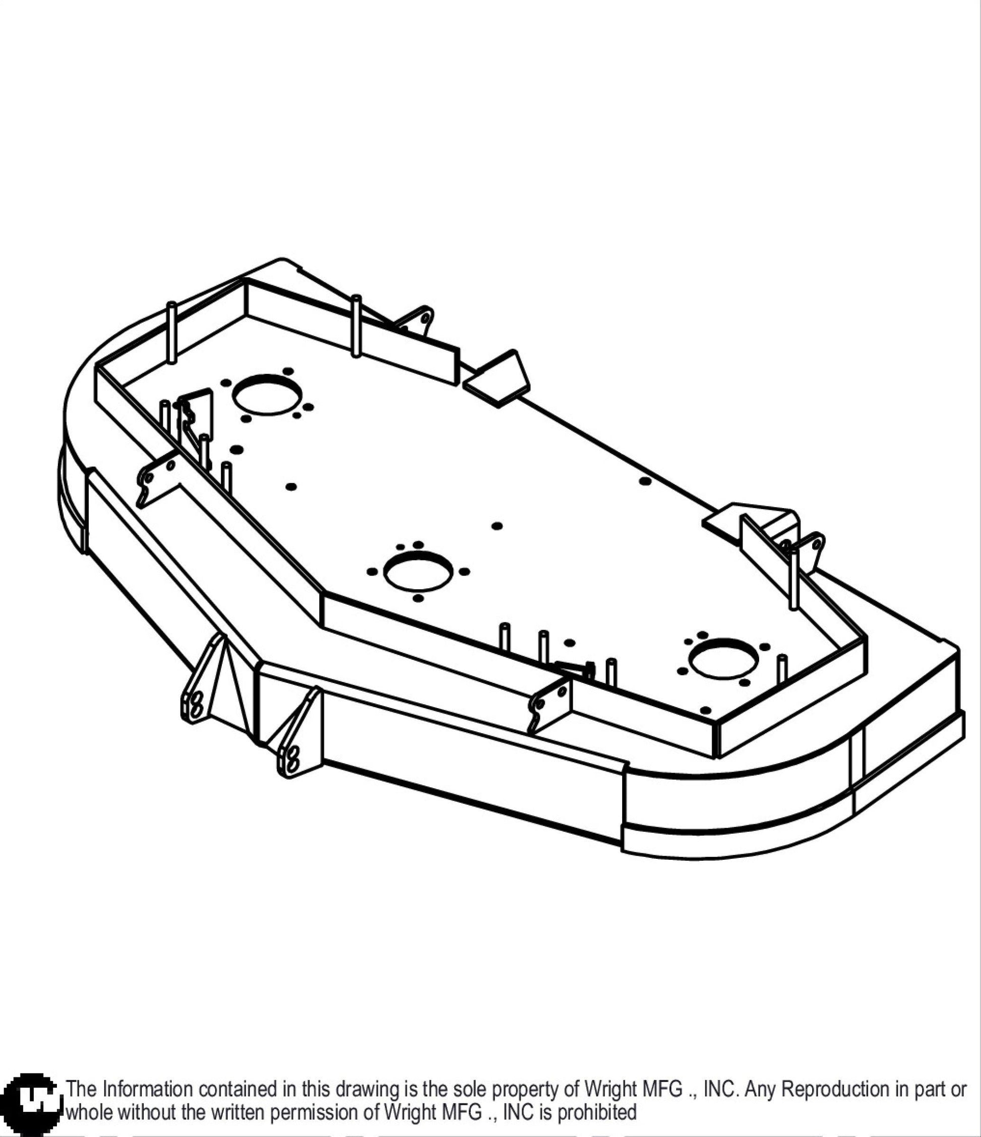 48" RD WZ Cutter Deck 93430030.