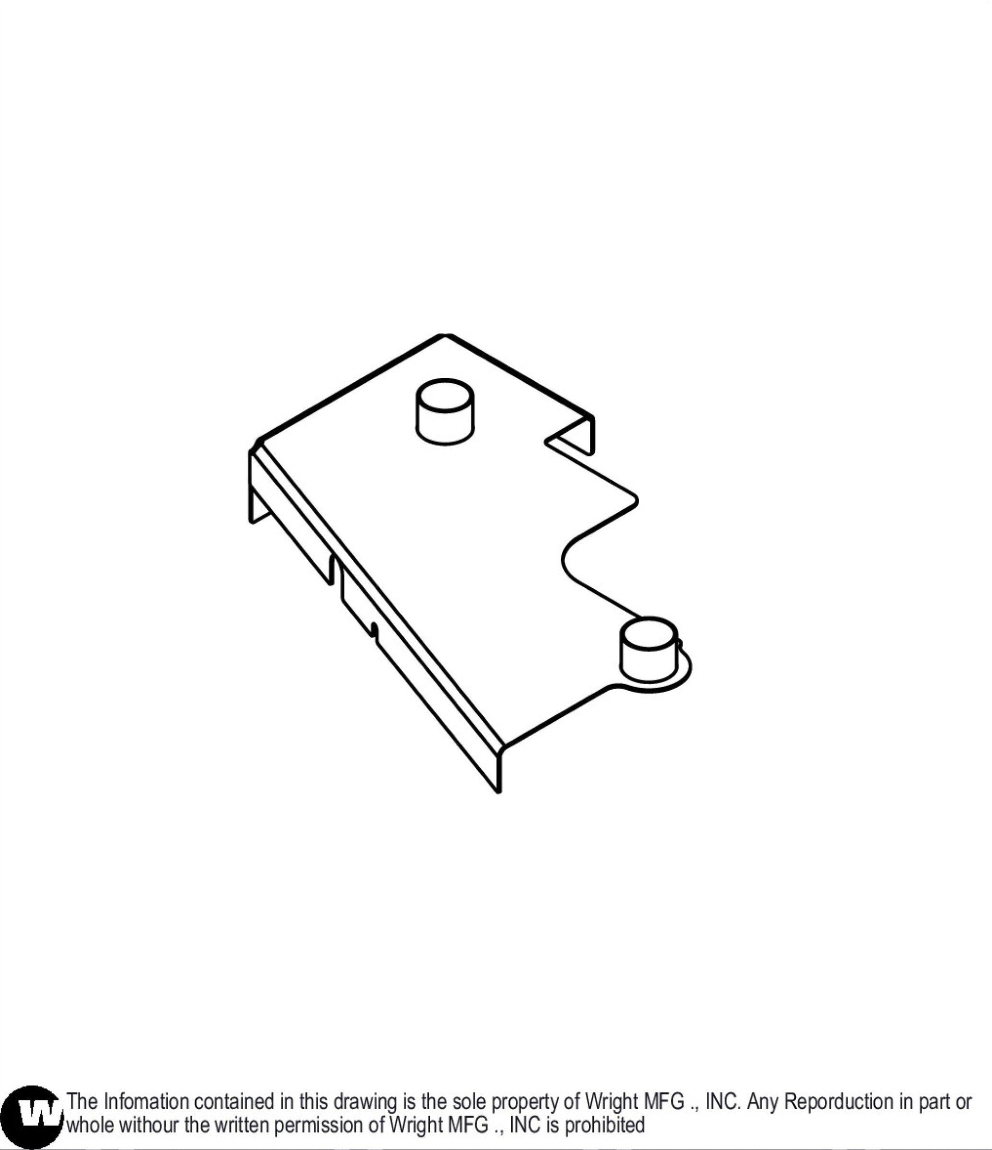 48 WST RH Deck Cover Weldment 93430036.