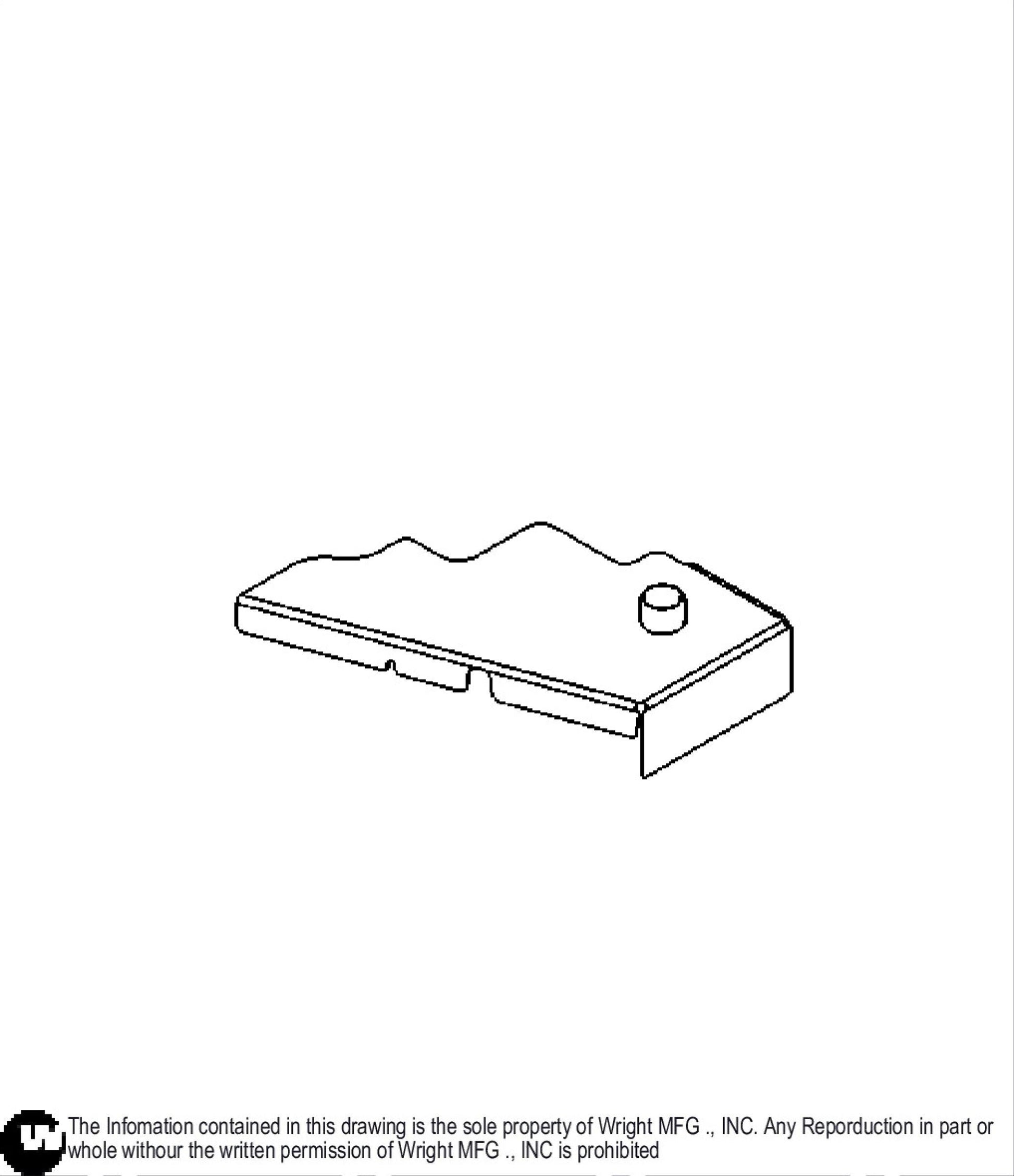Left 48" WSTX Deck Cover Weldment 93430041.