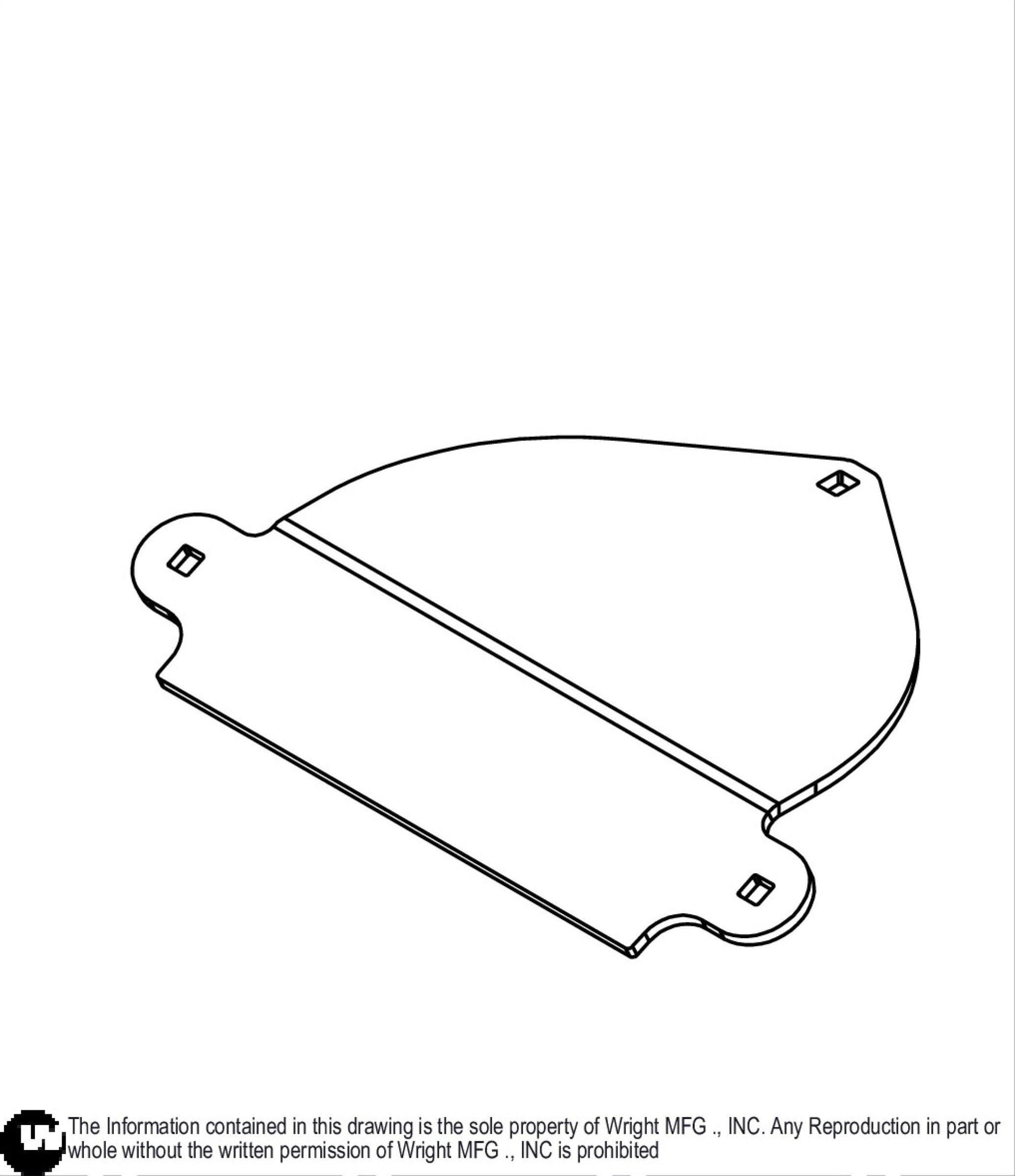 7GA. 48-RD Clutch Access Cover 93430060.