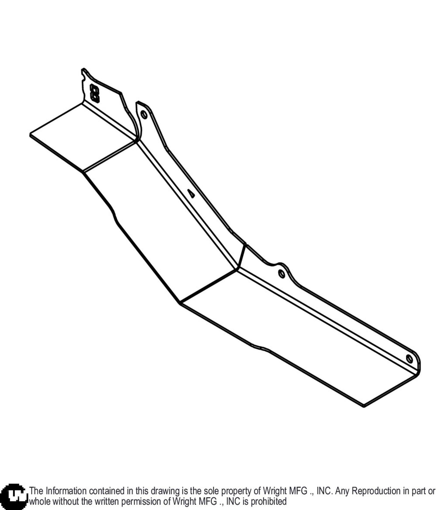 11GA 48 WSB Bent Baffle Trim 93430066.