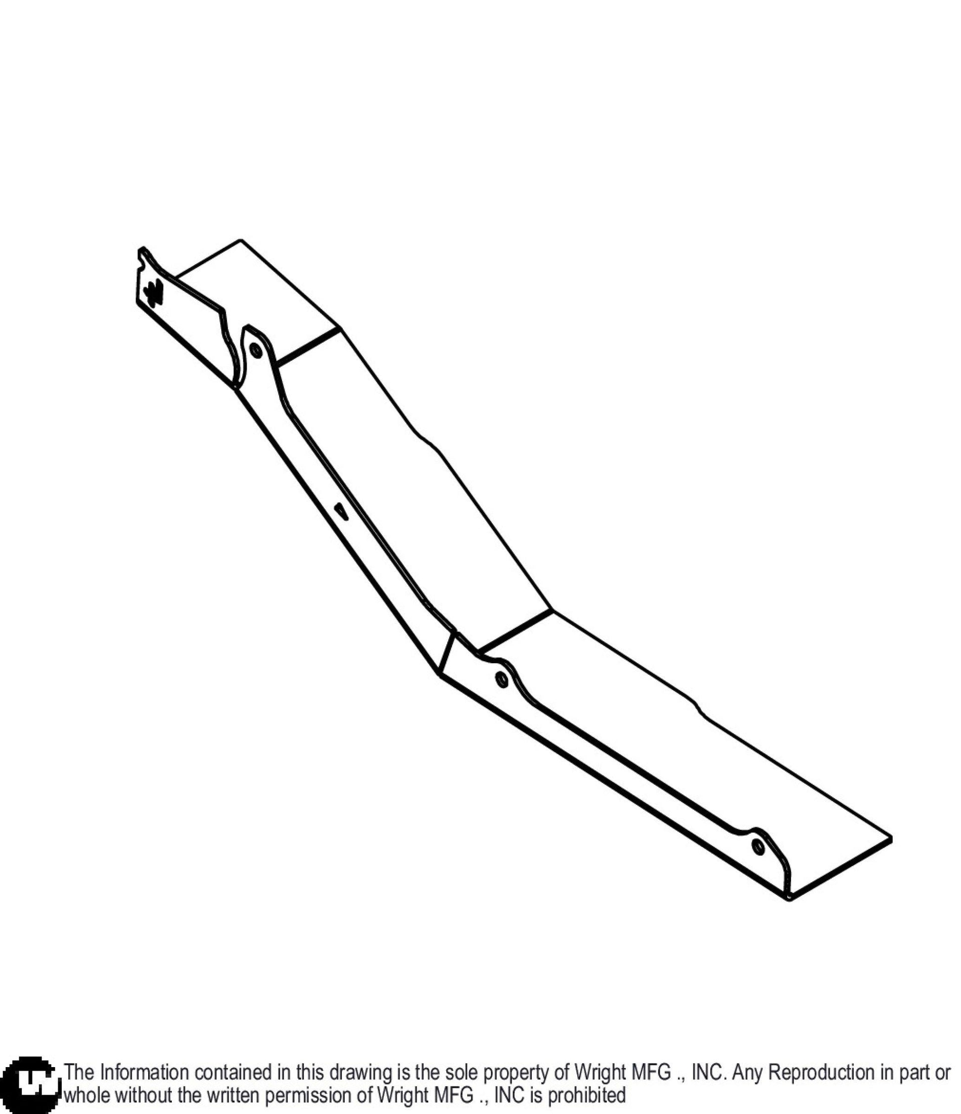 11GA 48 WSB Bent Baffle Discharge 93430067.
